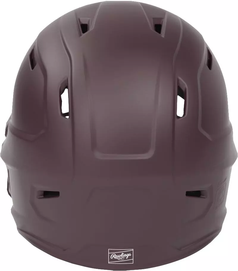 Rawlings Mach HI-VIZ Fastpitch Softball Junior Batting Helmet - MAROON