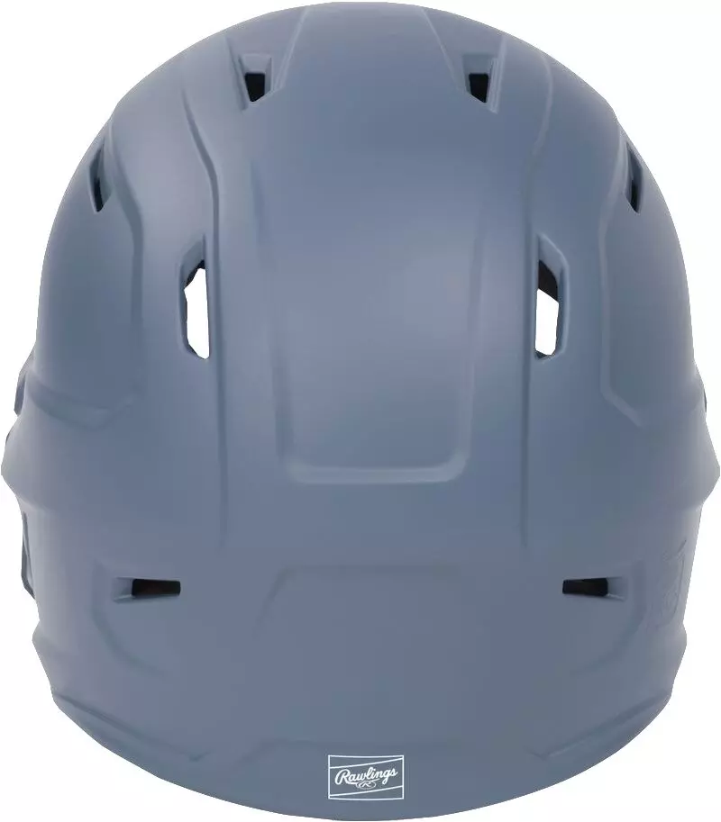 Rawlings Mach HI-VIZ Fastpitch Softball Junior Batting Helmet - BLUE