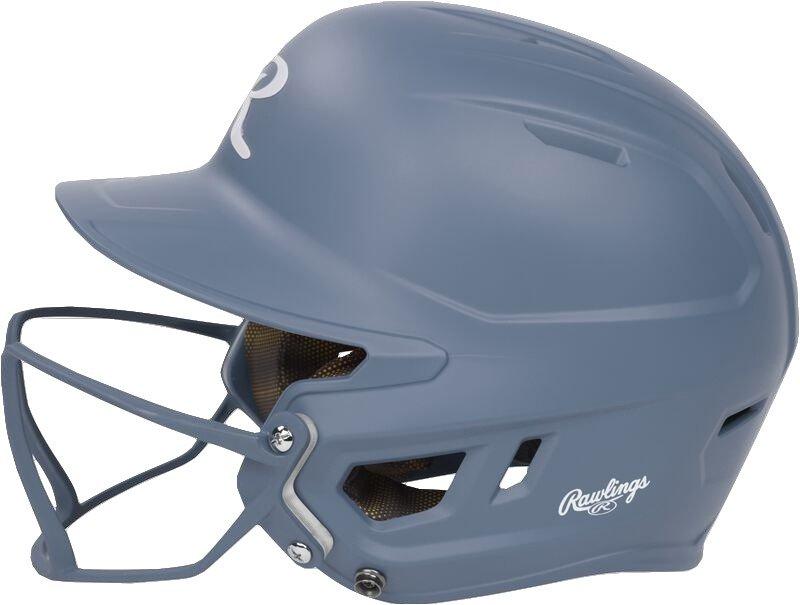 Rawlings Mach HI-VIZ Fastpitch Softball Junior Batting Helmet - BLUE Thumbnail View 5