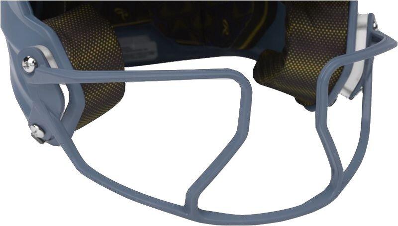 Rawlings Mach HI-VIZ Fastpitch Softball Junior Batting Helmet - BLUE Thumbnail View 8