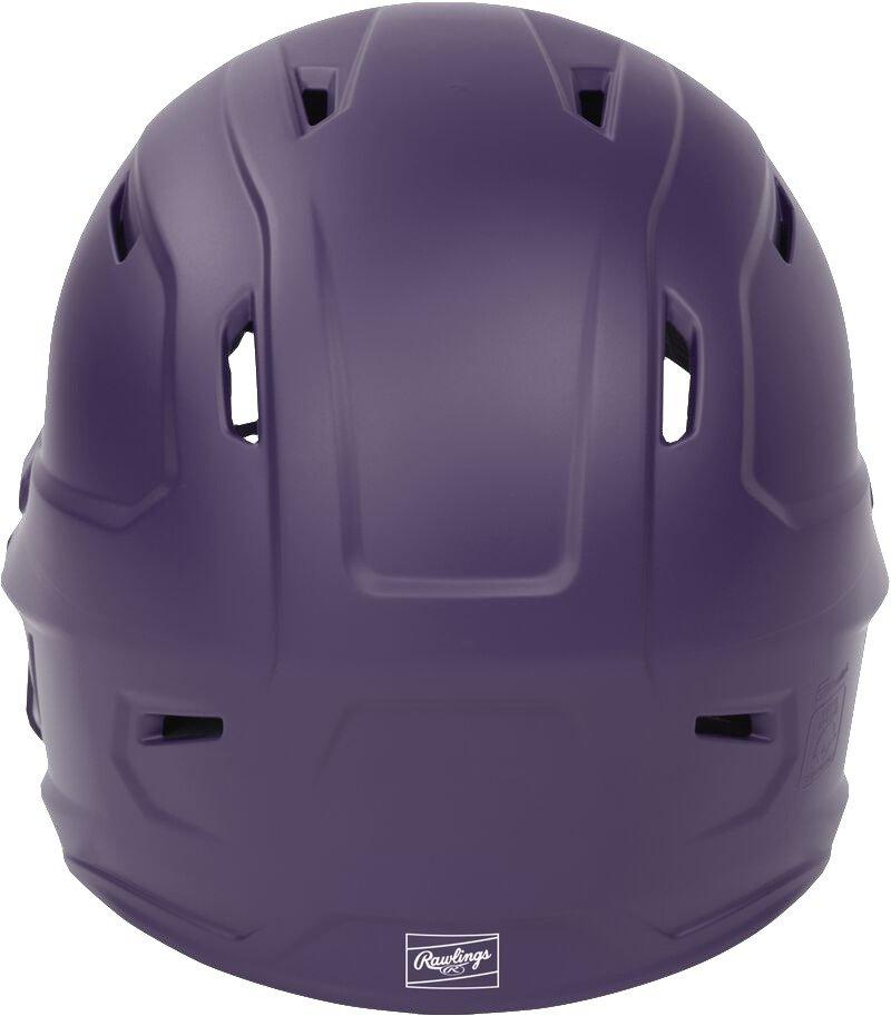 Rawlings Mach HI-VIZ Fastpitch Softball Junior Batting Helmet - PURPLE Thumbnail View 2
