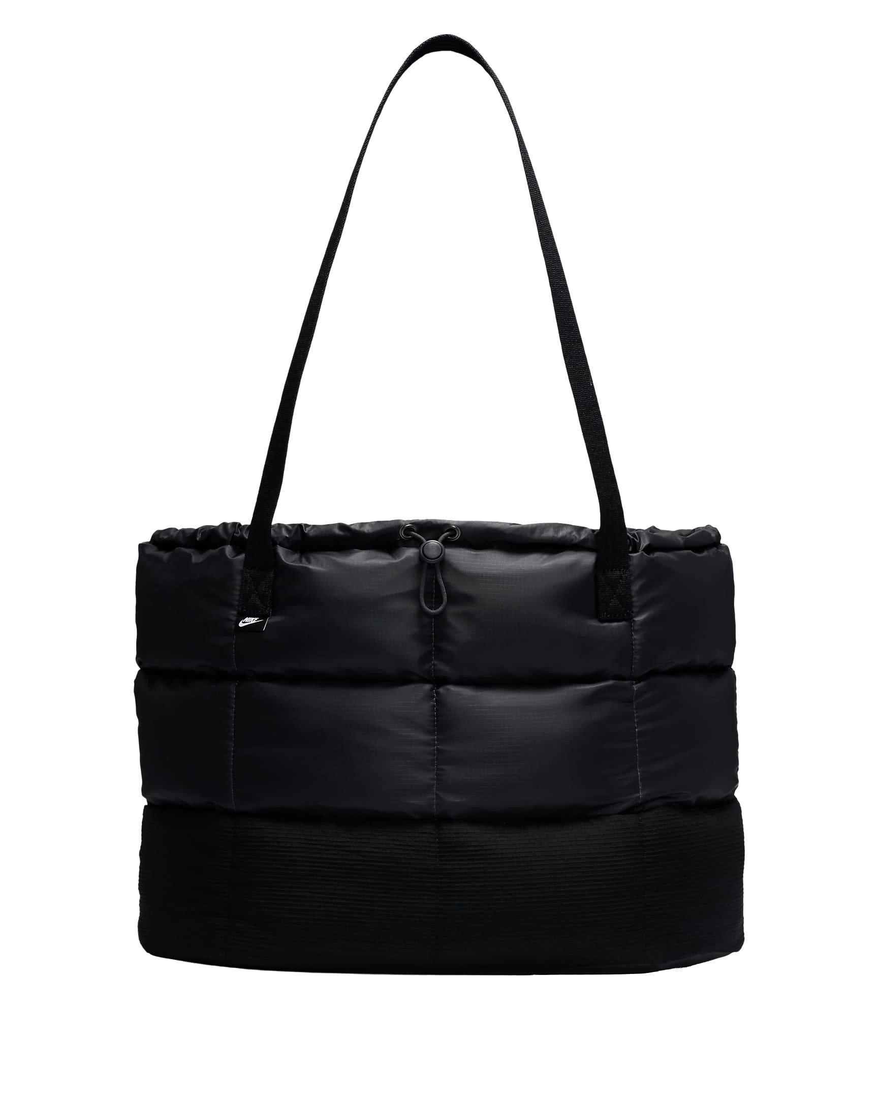 Nike Women's Sportswear Puffer Tote Bag - BLACK Thumbnail View 1