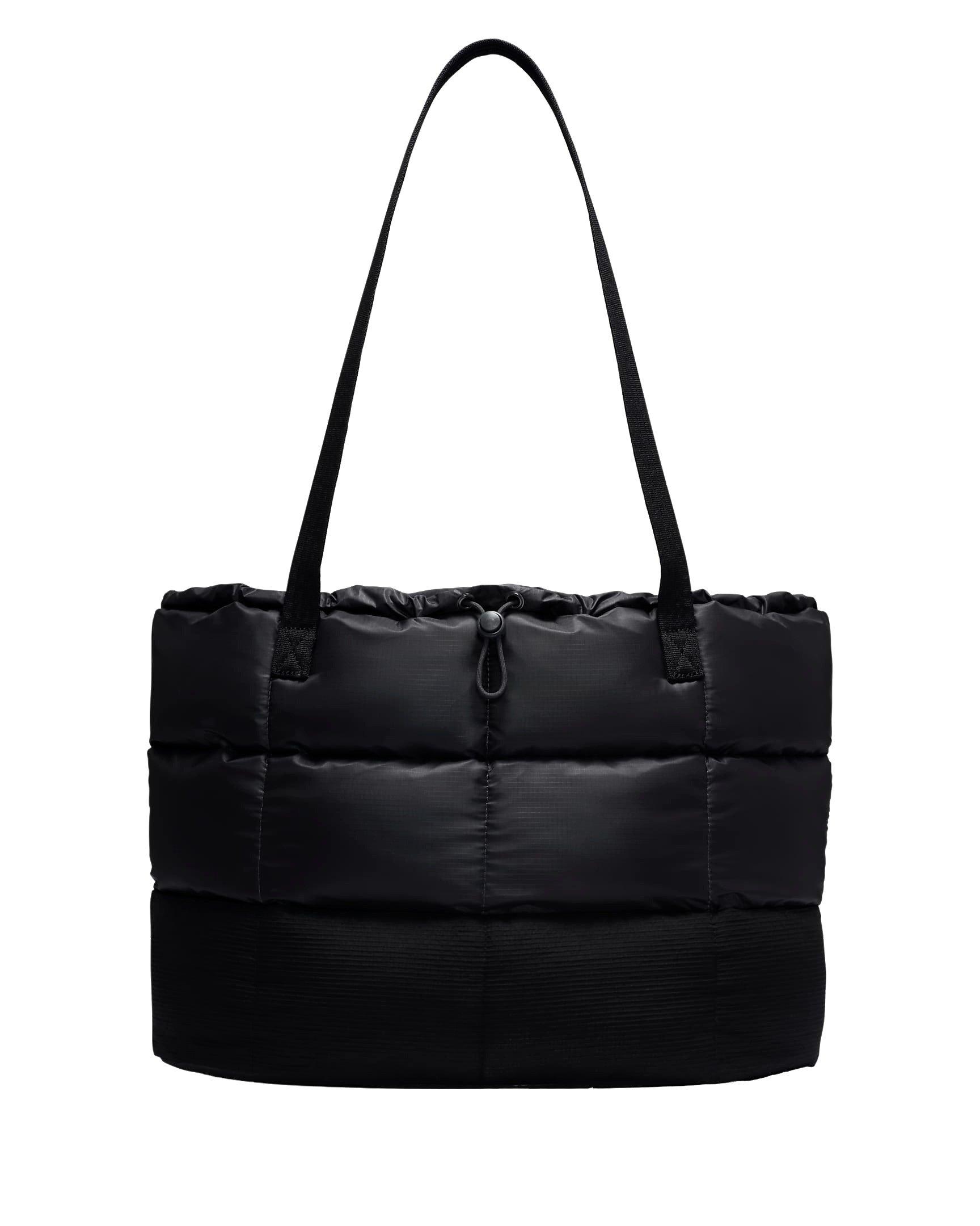 Nike Women's Sportswear Puffer Tote Bag - BLACK Thumbnail View 2