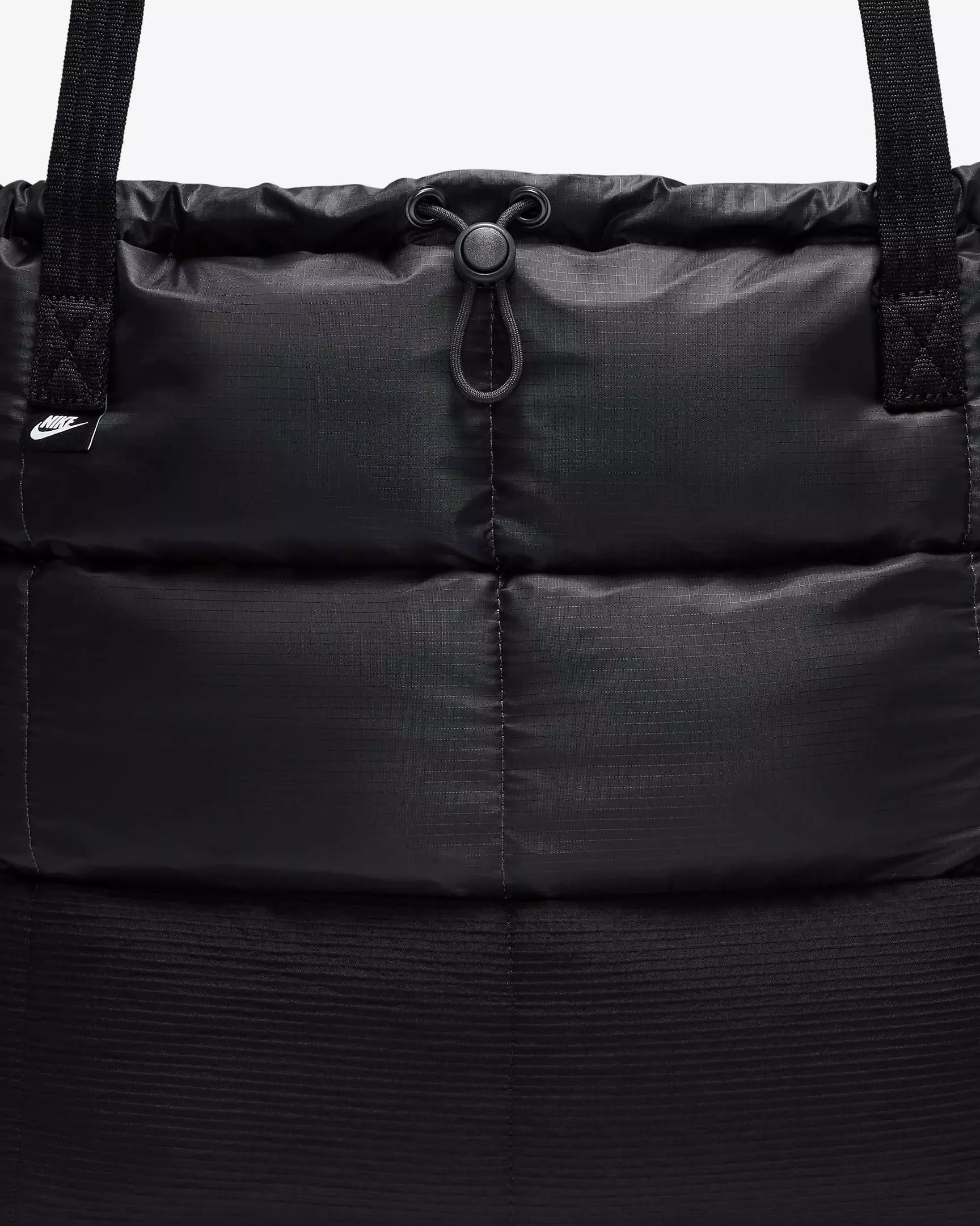 Nike Women's Sportswear Puffer Tote Bag - BLACK