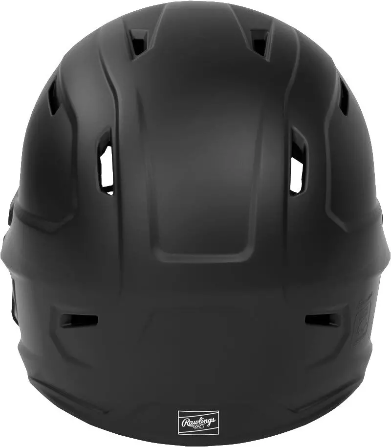 Rawlings Mach HI-VIZ Fastpitch Softball Senior Batting Helmet - BLACK