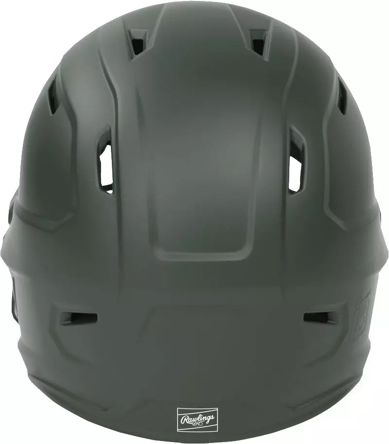Rawlings Mach HI-VIZ Fastpitch Softball Senior Batting Helmet - DK GREEN