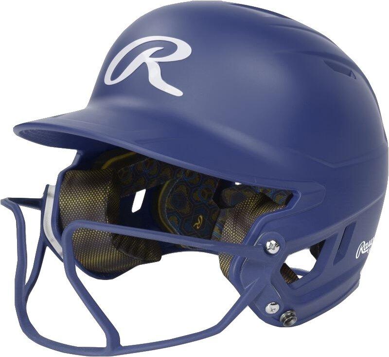 Rawlings Mach HI-VIZ Fastpitch Softball Senior Batting Helmet - ROYAL Thumbnail View 1
