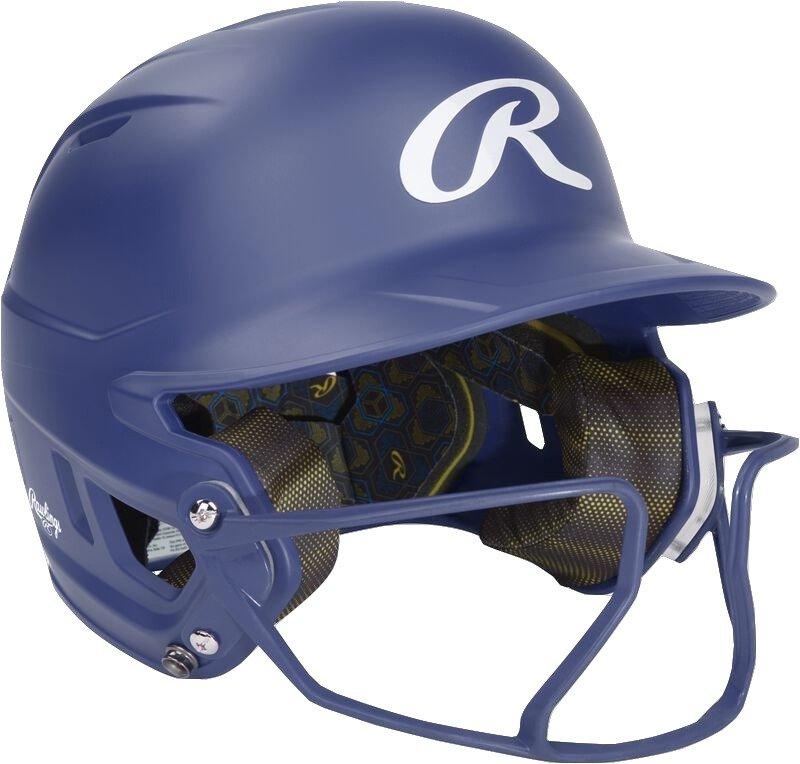 Rawlings Mach HI-VIZ Fastpitch Softball Senior Batting Helmet - ROYAL Thumbnail View 3