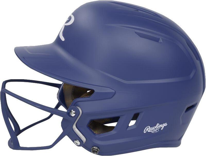 Rawlings Mach HI-VIZ Fastpitch Softball Senior Batting Helmet - ROYAL Thumbnail View 5