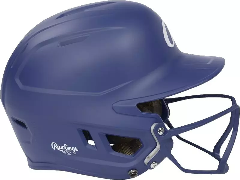 Rawlings Mach HI-VIZ Fastpitch Softball Senior Batting Helmet - ROYAL
