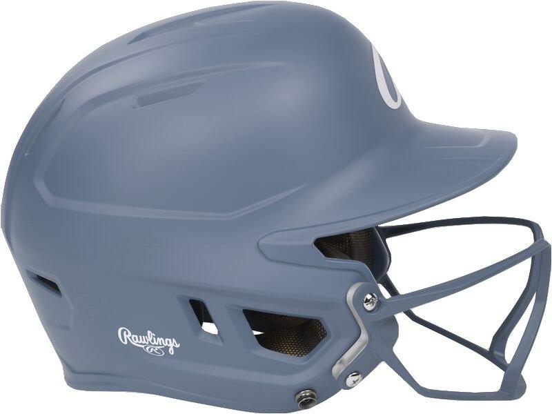 Rawlings Mach HI-VIZ Fastpitch Softball Senior Batting Helmet - BLUE Thumbnail View 6