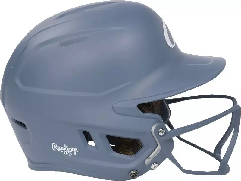 Rawlings Mach HI-VIZ Fastpitch Softball Senior Batting Helmet - BLUE