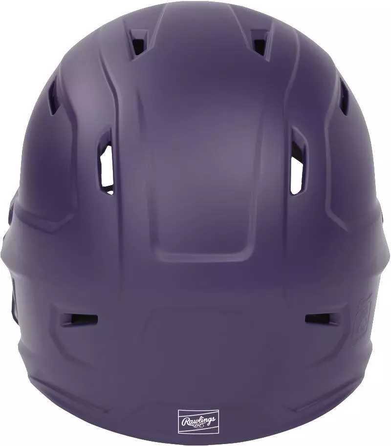 Rawlings Mach HI-VIZ Fastpitch Softball Senior Batting Helmet - PURPLE