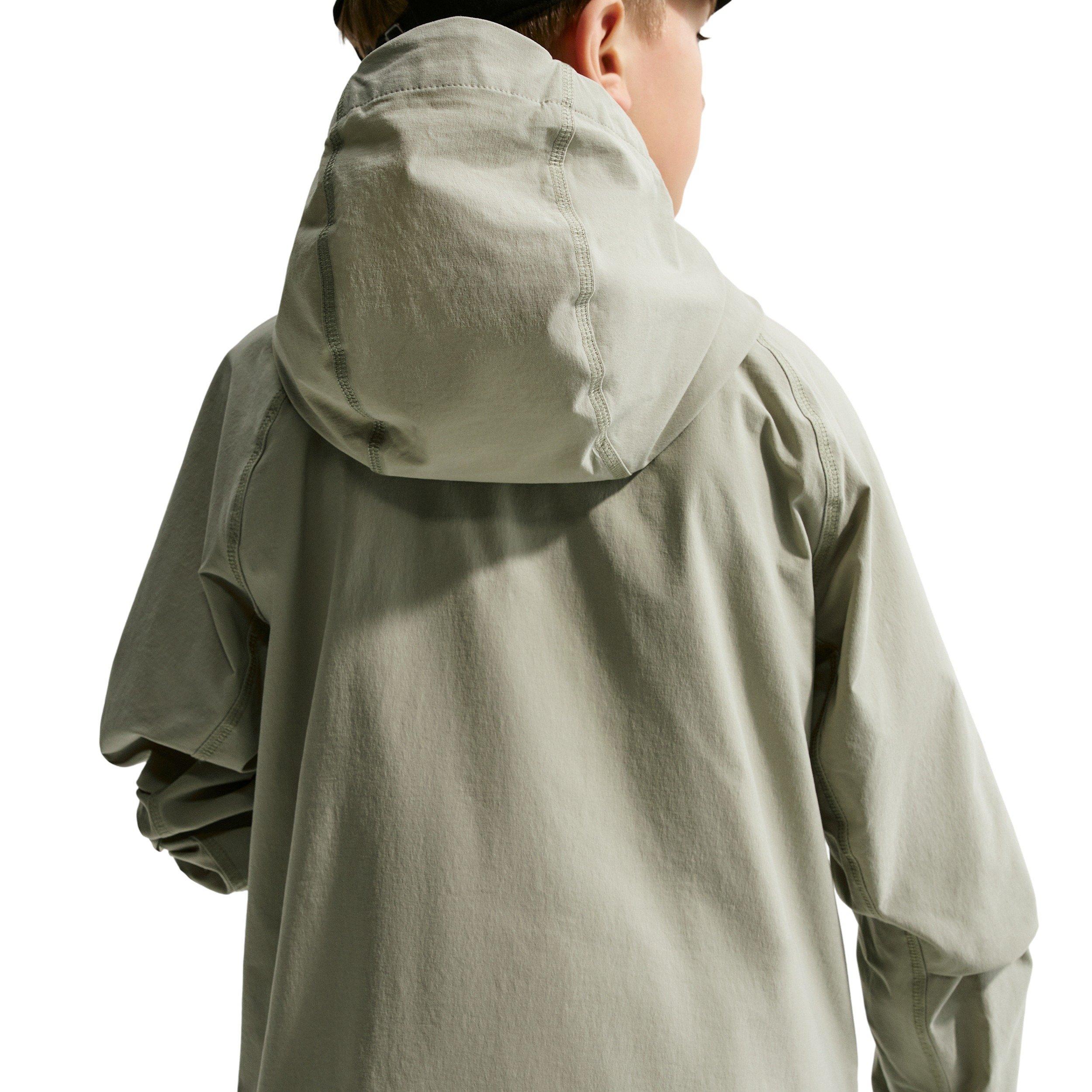 Nike Tech Big Boys' Light Green Woven Jacket