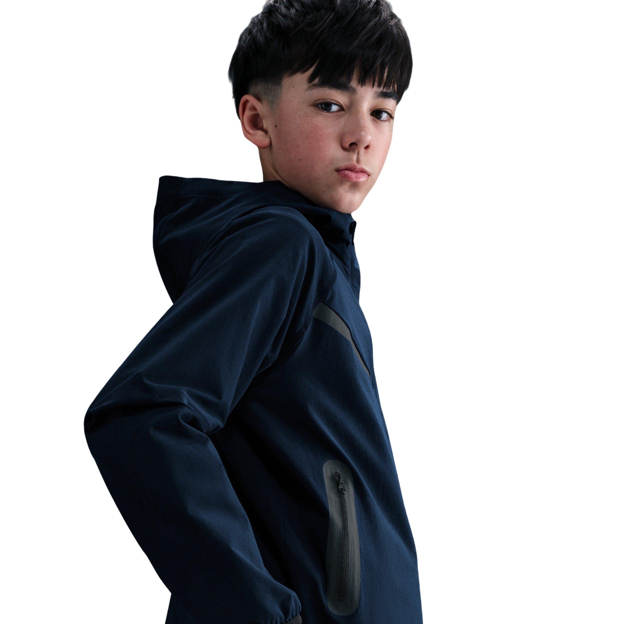 Nike Tech Big Boys' Navy Woven Jacket