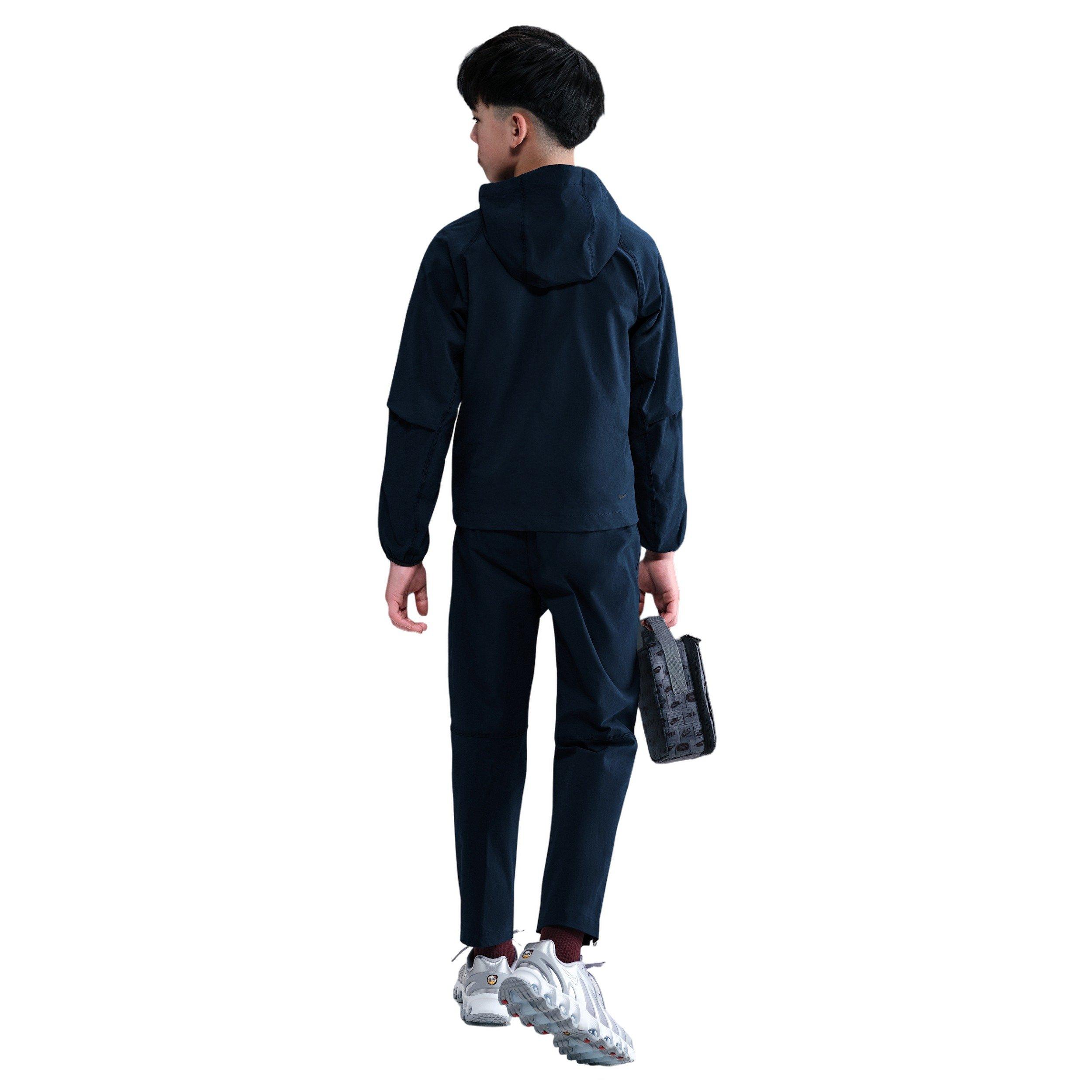 Nike Big Boys' Tech Woven Jacket - Navy - NAVY Thumbnail View 5