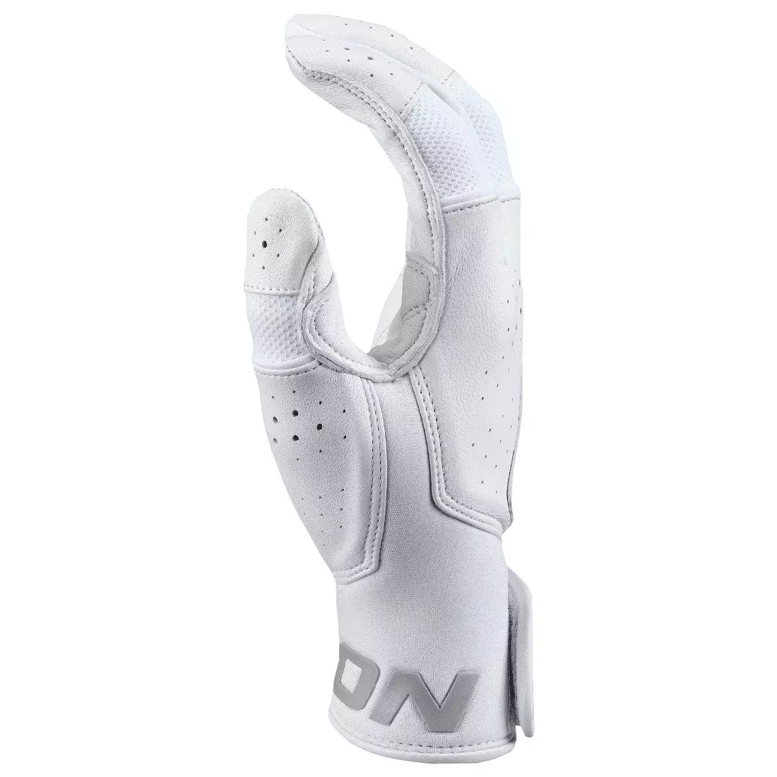 Easton Mav Pro Baseball Batting Gloves - White - WHITE