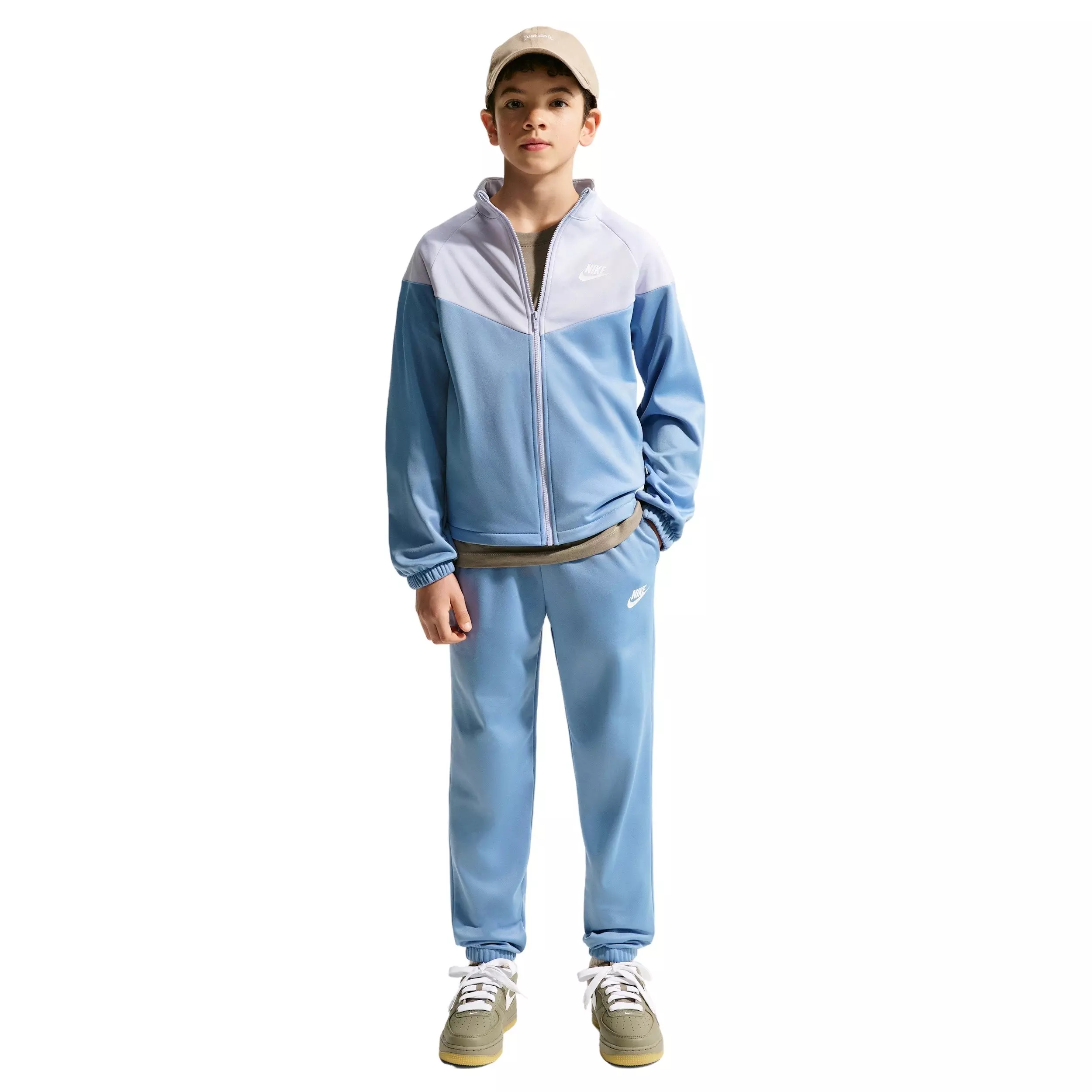 Nike Big Kids' Sportswear Dri-FIT Track Suit - Blue - BLUE