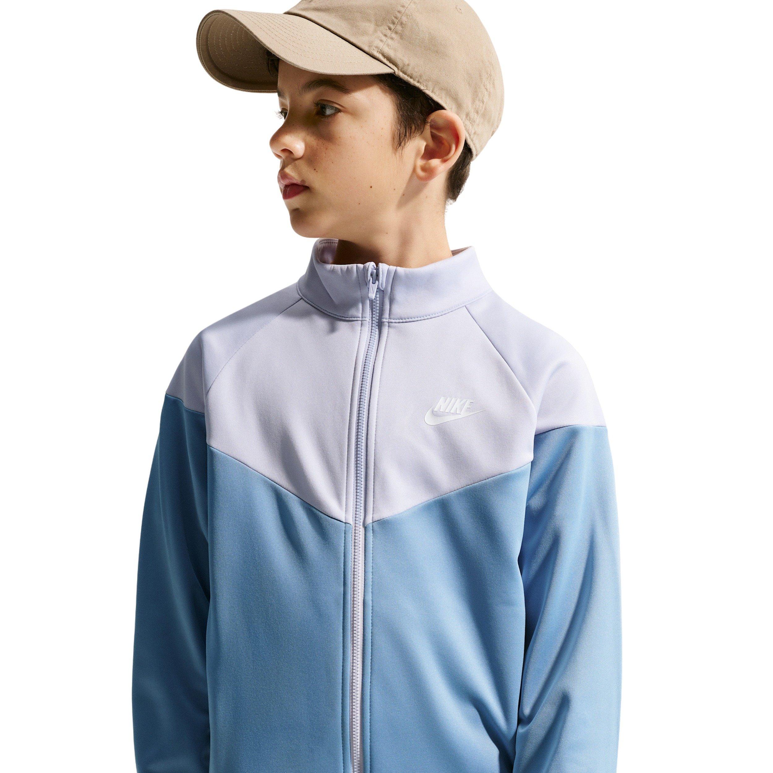 Nike Sportswear Dri-FIT Big Kids' Blue Track Suit