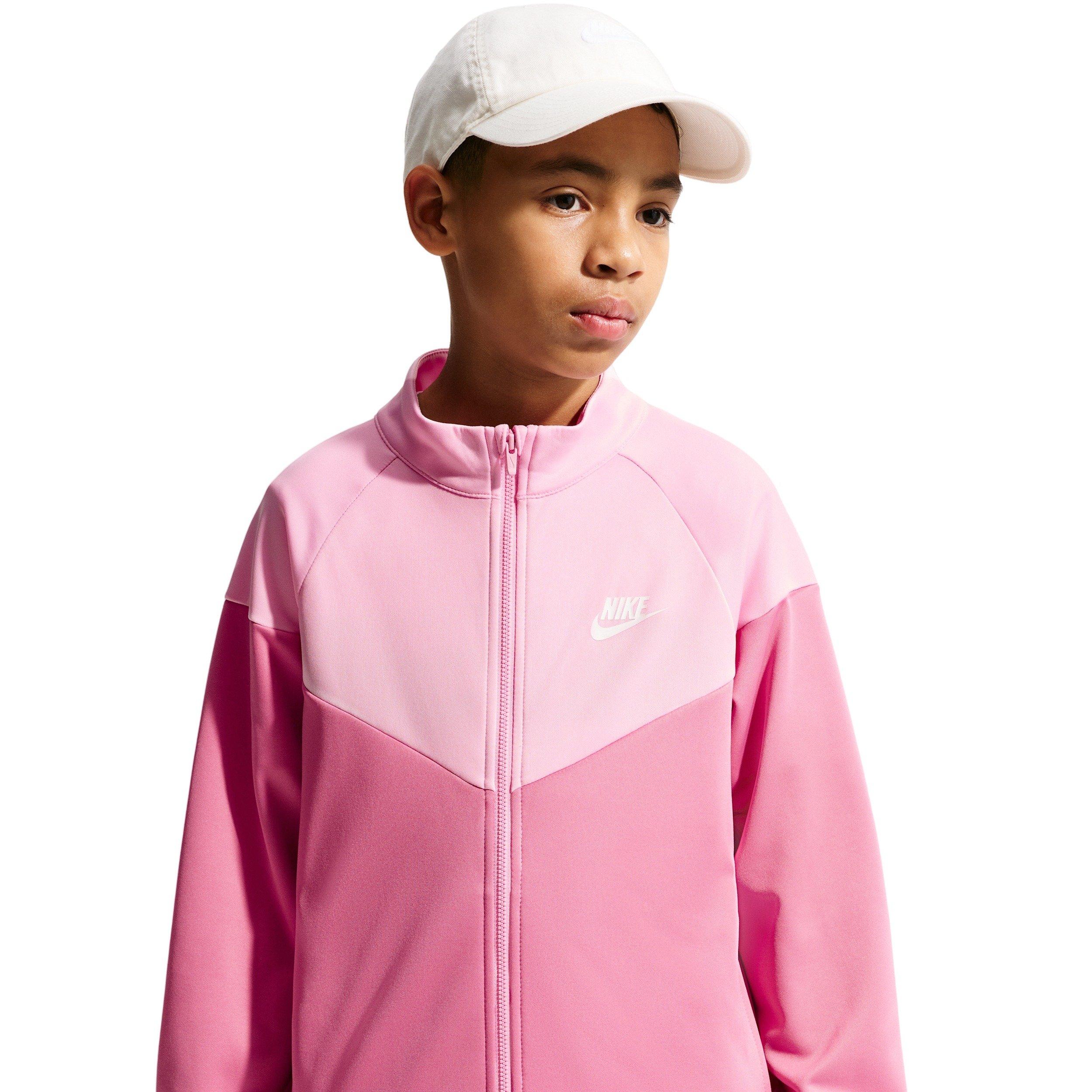 Nike Sportswear Dri-FIT Big Kids' Pink Track Suit