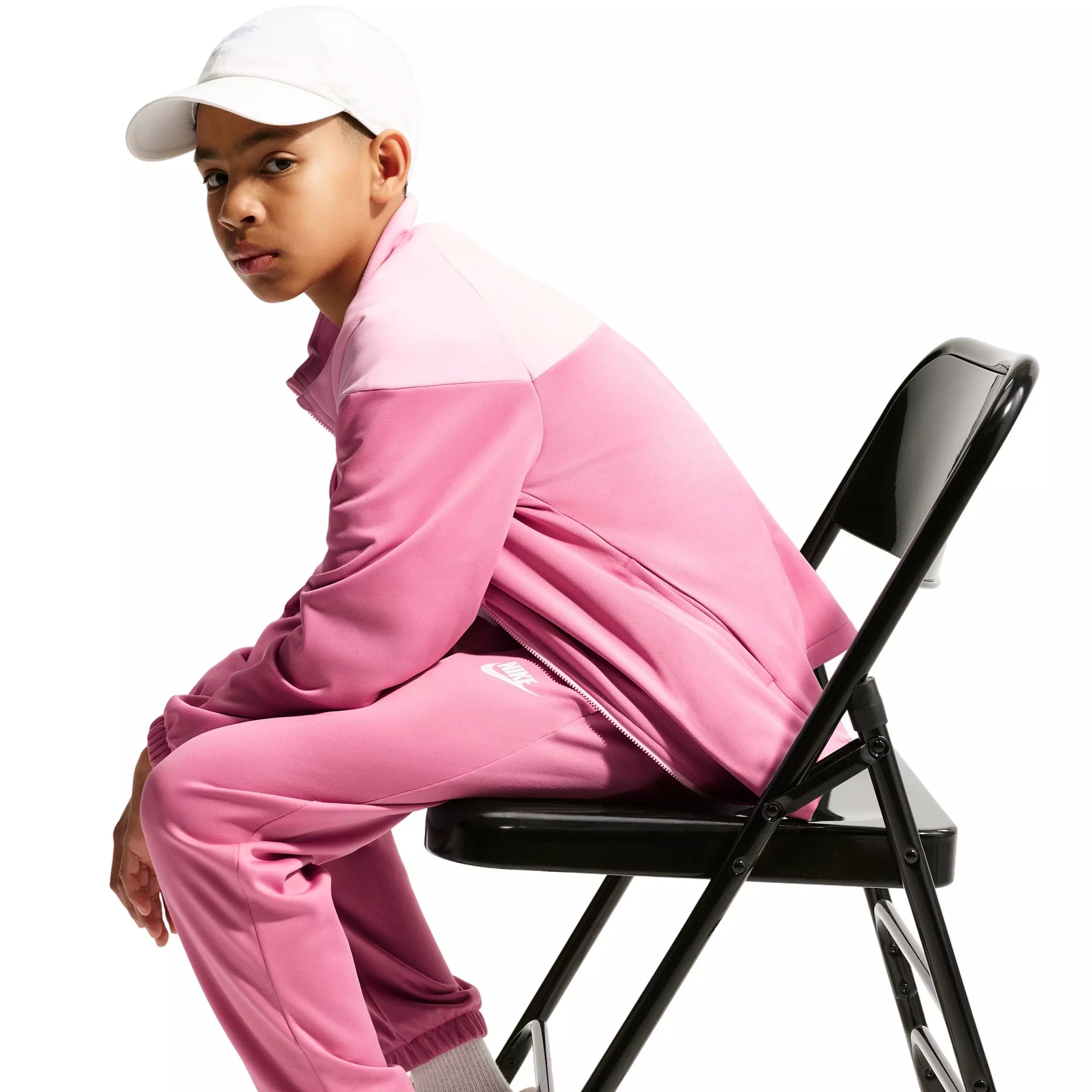 Nike Big Kids' Sportswear Dri-FIT Track Suit - Pink - PINK