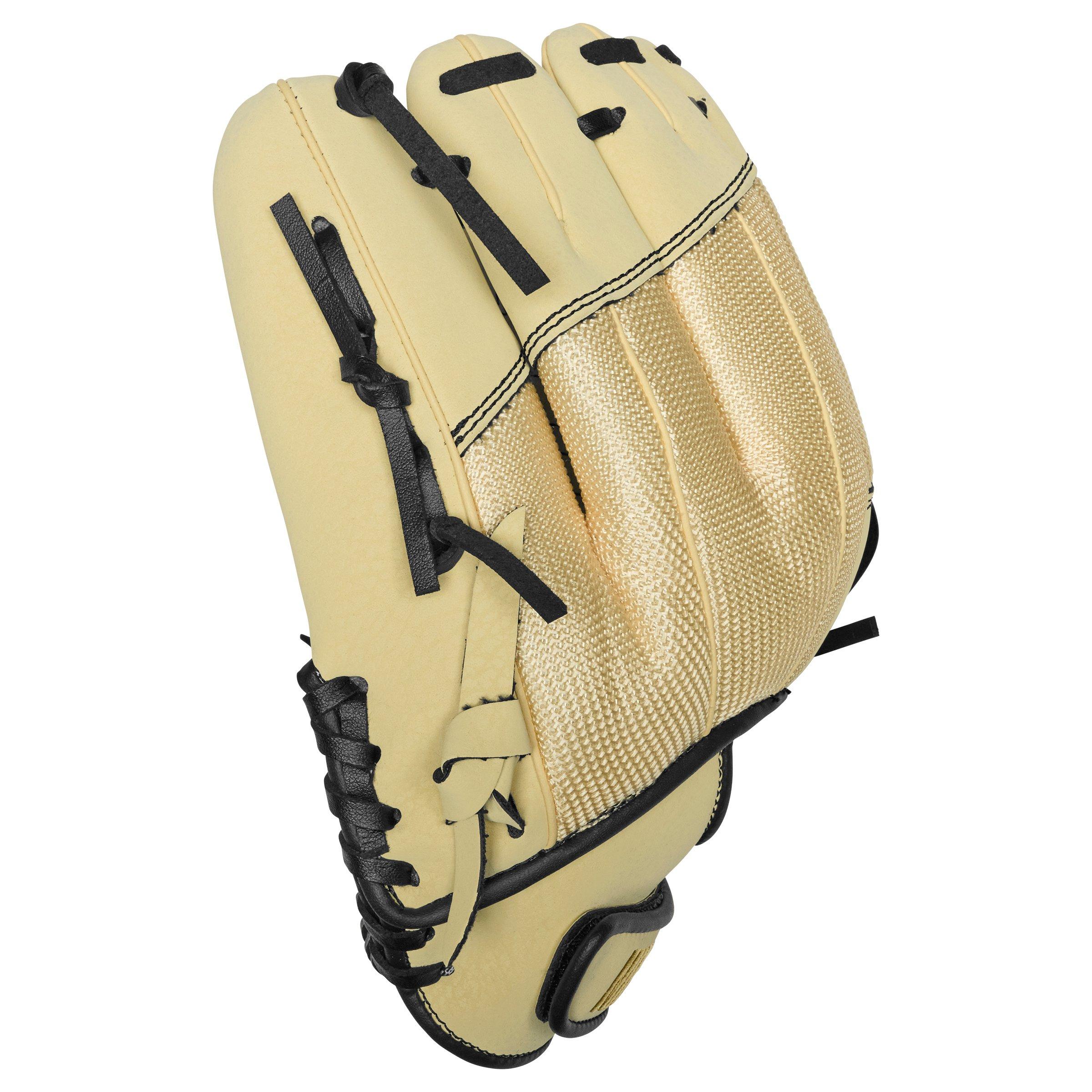 Nike Youth Alpha Edge 11.5" Field Mitt (RHT) - WHITE/GOLD Thumbnail View 4
