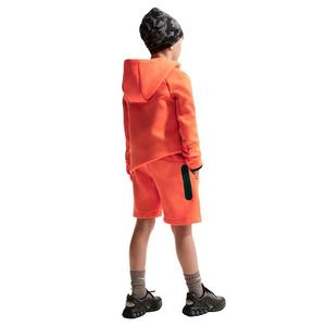 Nike Big Boys' Sportswear Tech Fleece Shorts - Orange