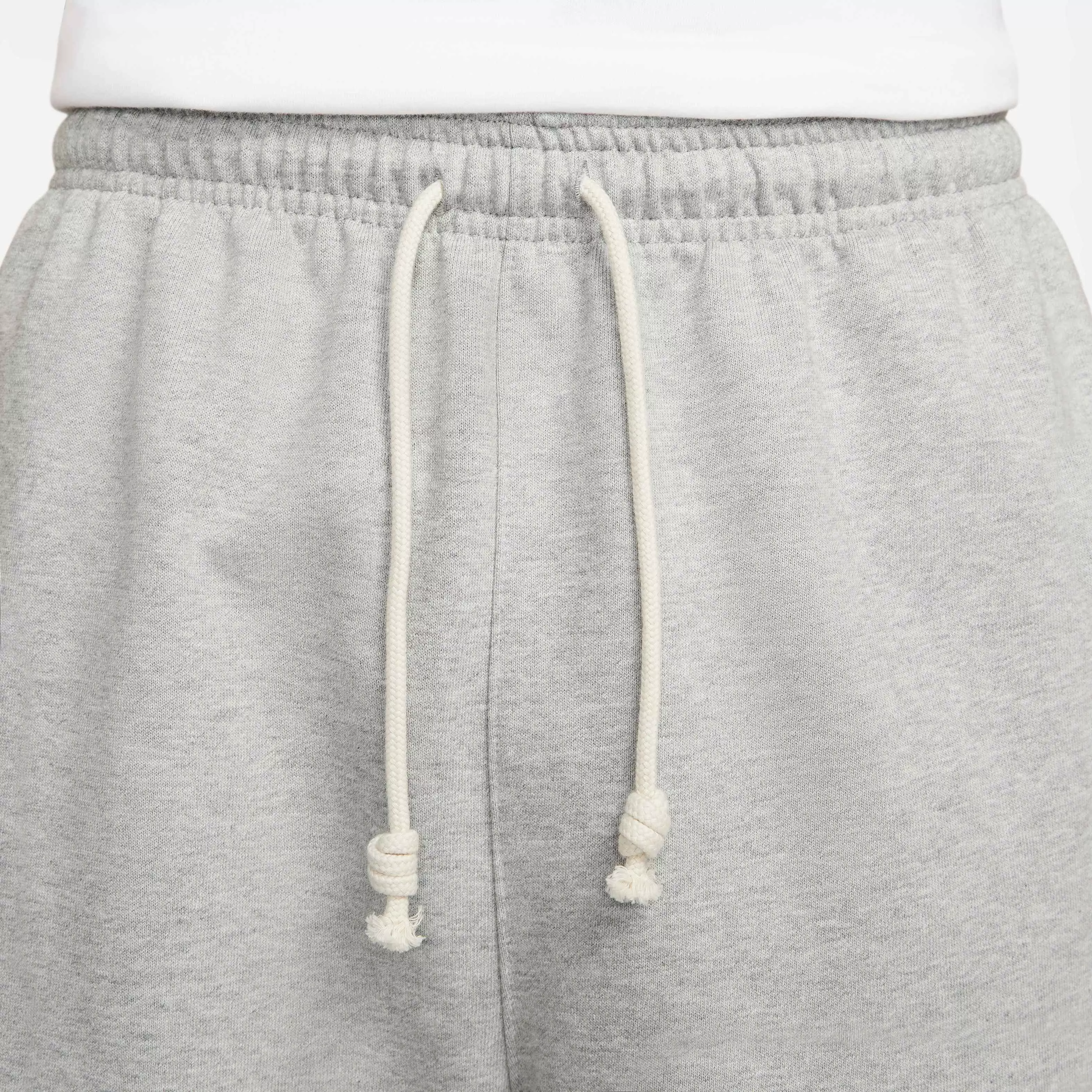 Nike Men's Dri-Fit 8" French Terry Standard Issue Basketball Shorts - GREY