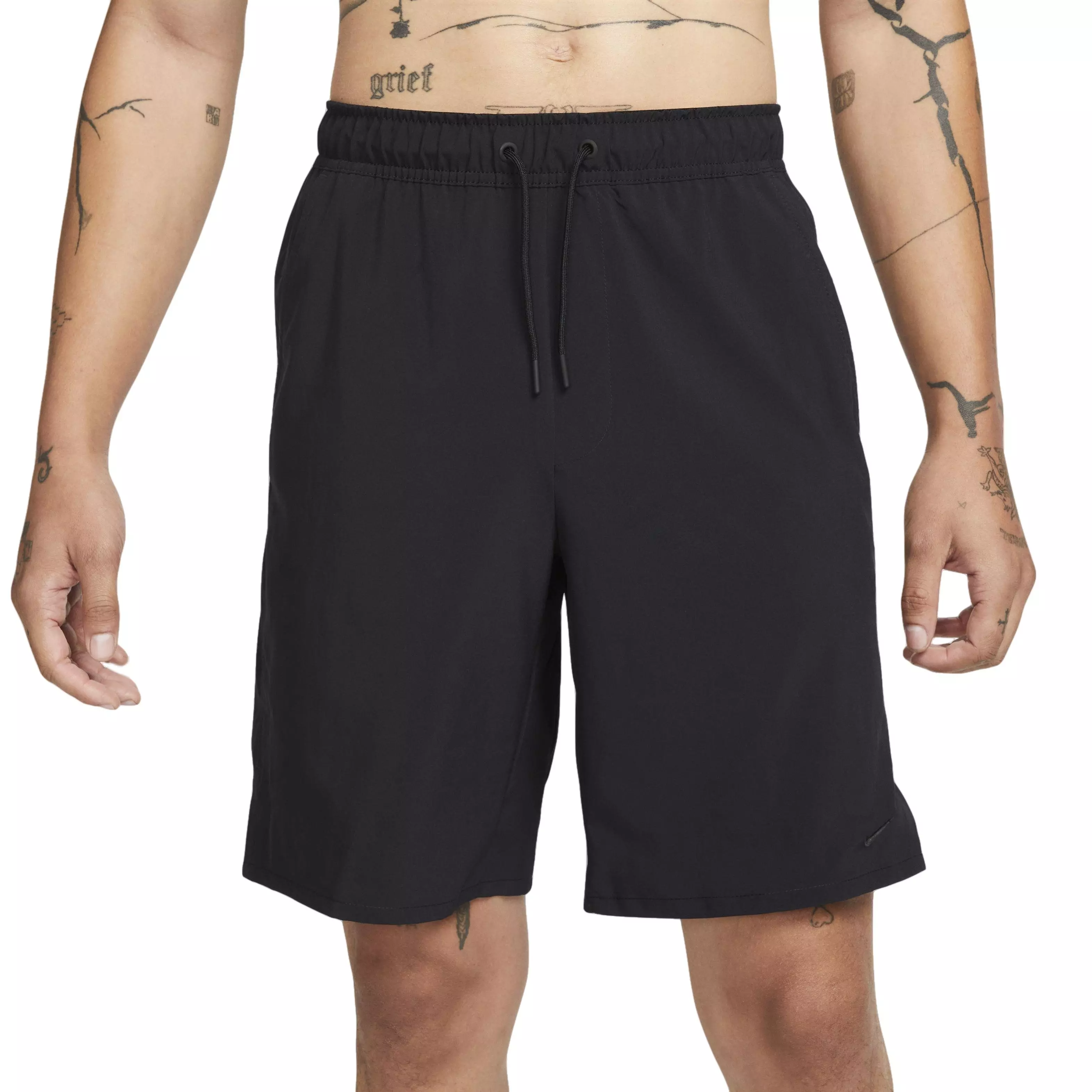Nike Men's Dri-FIT Unlimited Woven 9" Unlined Shorts - Black - BLACK