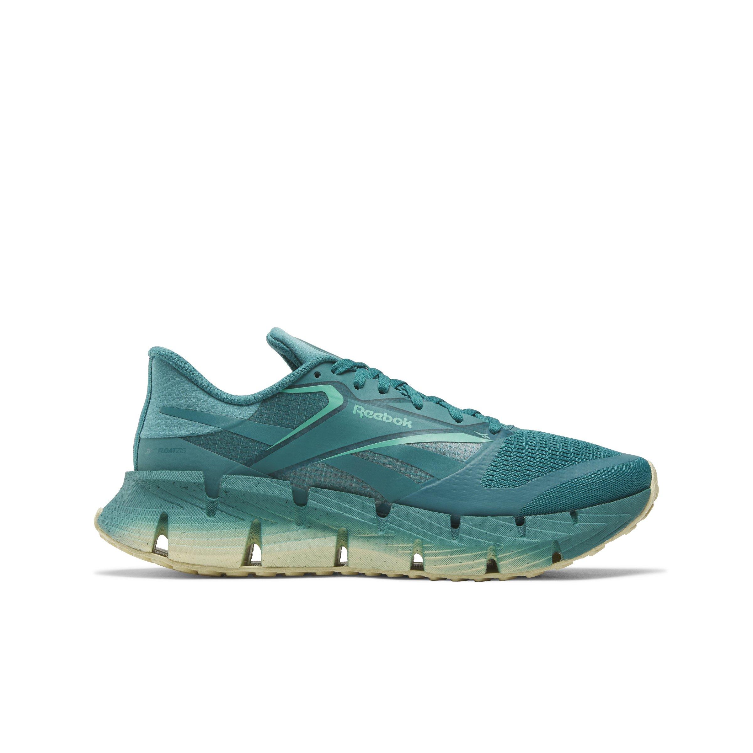 Reebok FloatZig 1 "Team Teal/Unleashed Green/White" Men's Running Shoe - TEAL/GREEN/WHITE Thumbnail View 1