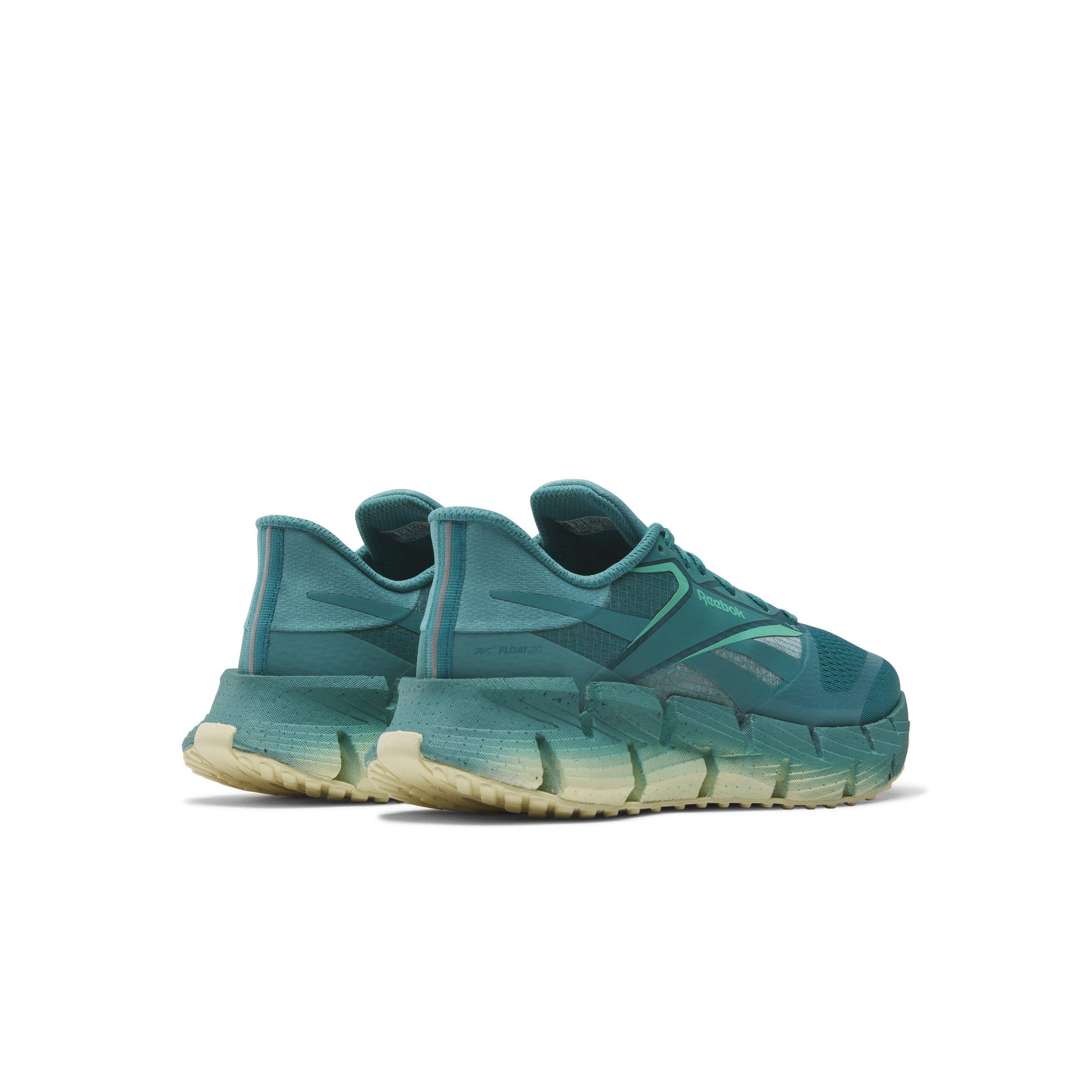 Reebok FloatZig 1 "Team Teal/Unleashed Green/White" Men's Running Shoe - TEAL/GREEN/WHITE Thumbnail View 3