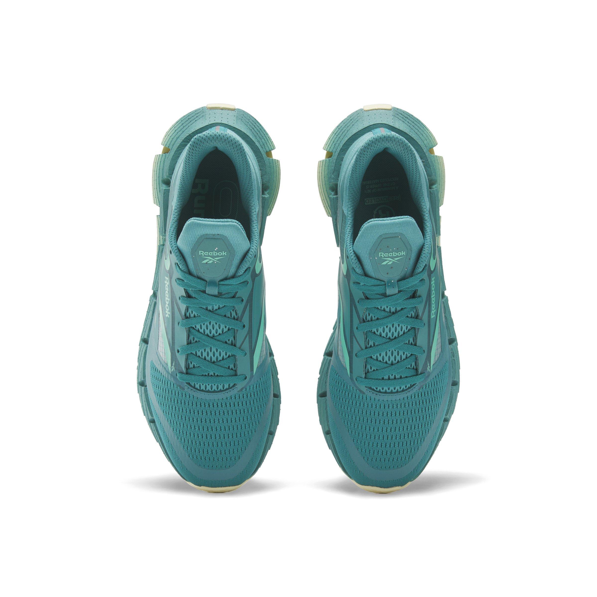 Reebok FloatZig 1 "Team Teal/Unleashed Green/White" Men's Running Shoe - TEAL/GREEN/WHITE Thumbnail View 4