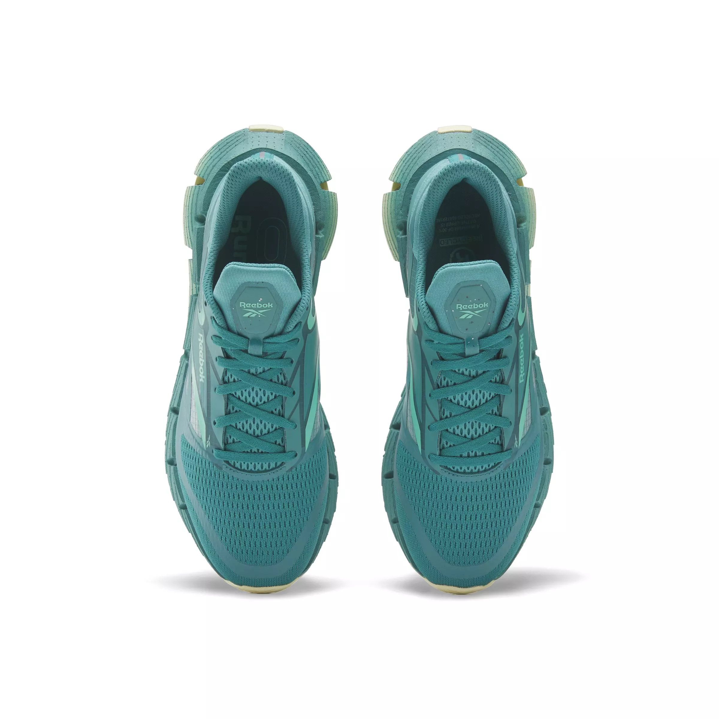 Reebok FloatZig 1 "Team Teal/Unleashed Green/White" Men's Running Shoe - TEAL/GREEN/WHITE