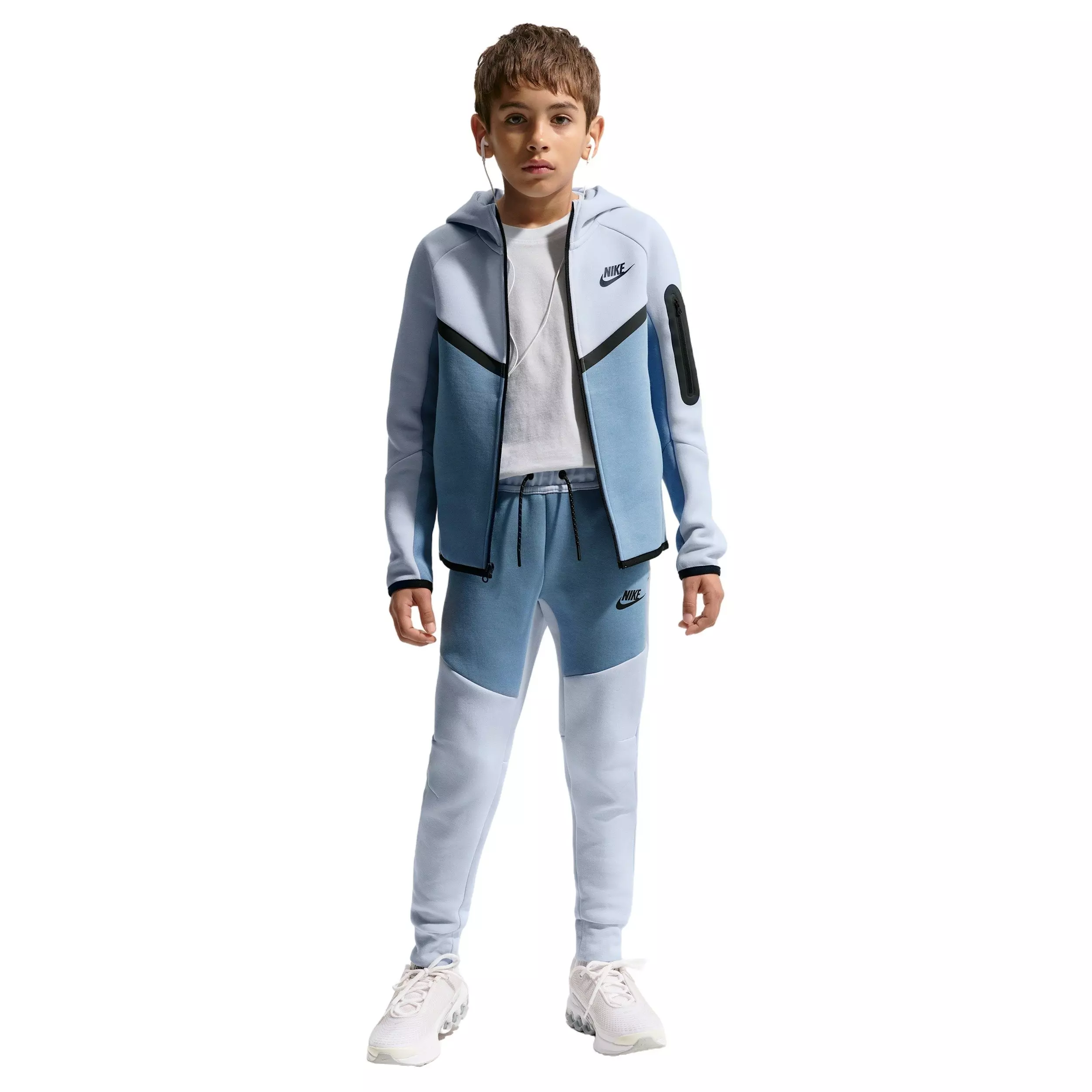 Nike Big Boys' Sportswear Tech Fleece Joggers - Hydrogen Blue/Work Blue - HYDROGEN BLUE/WORK BLUE