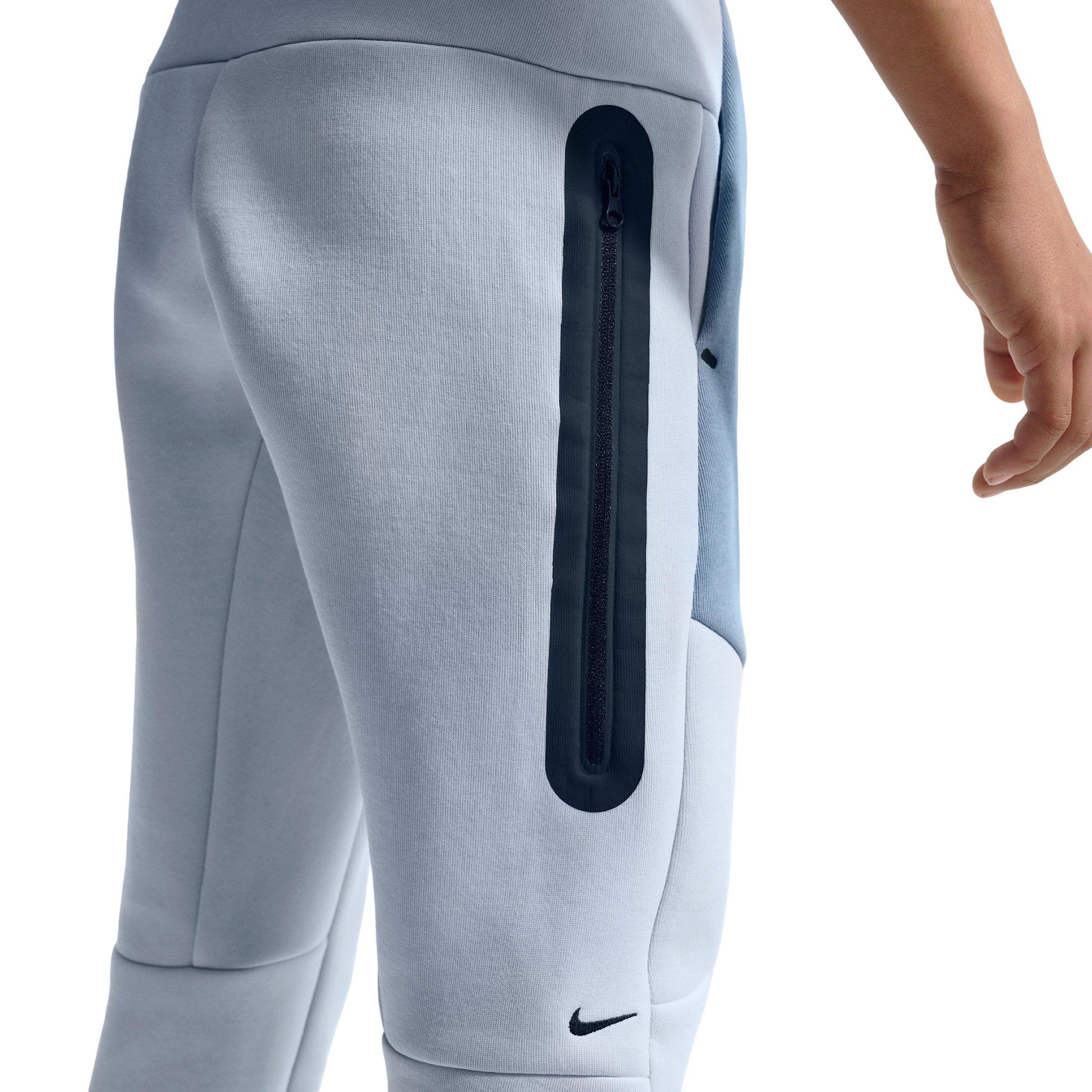 Nike Big Boys' Sportswear Tech Fleece Joggers - Hydrogen Blue/Work Blue - HYDROGEN BLUE/WORK BLUE Thumbnail View 4
