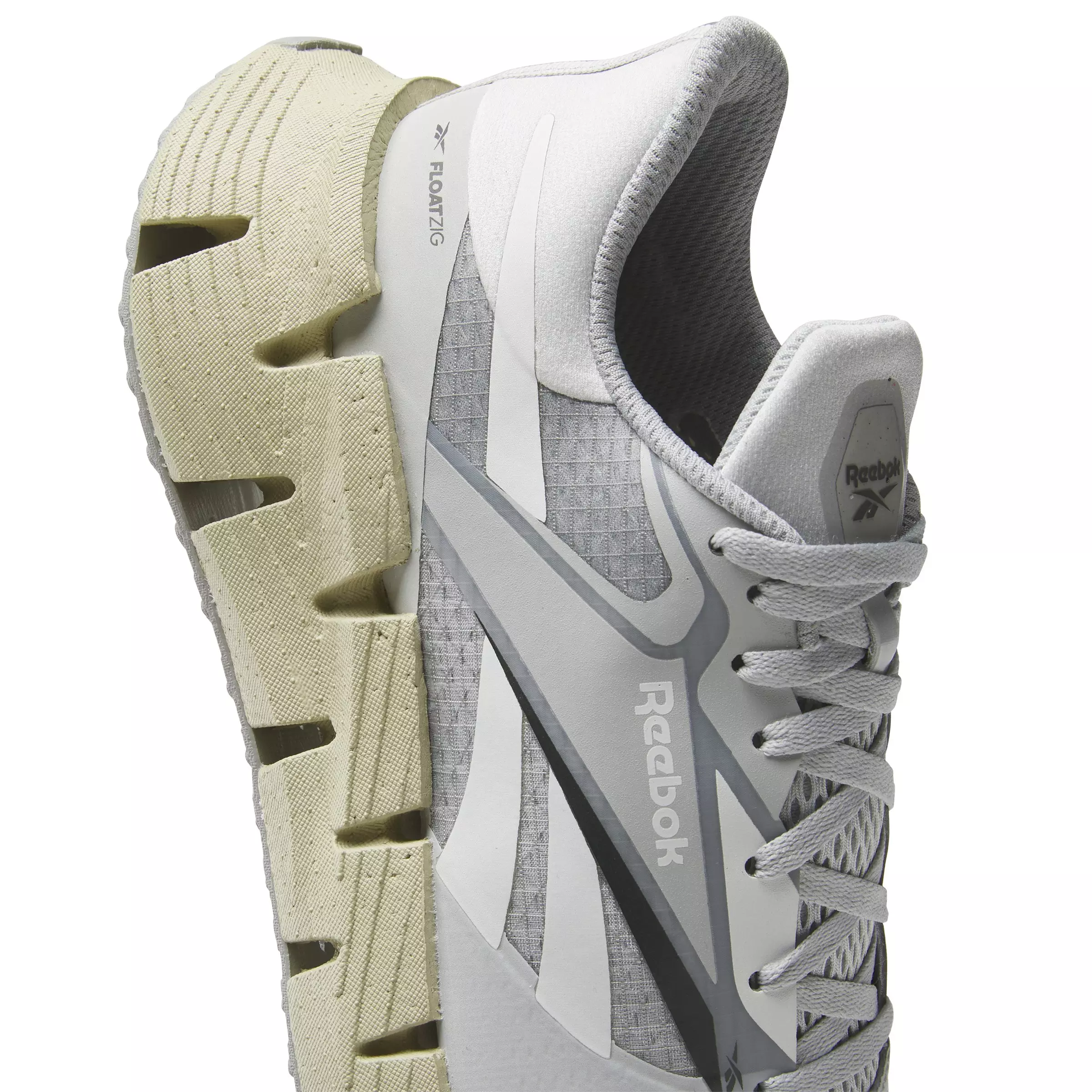 Reebok FloatZig 1 "Grey 1/Grey 2/Classic Beige" Men's Running Shoe - GREY/GREY/BEIGE