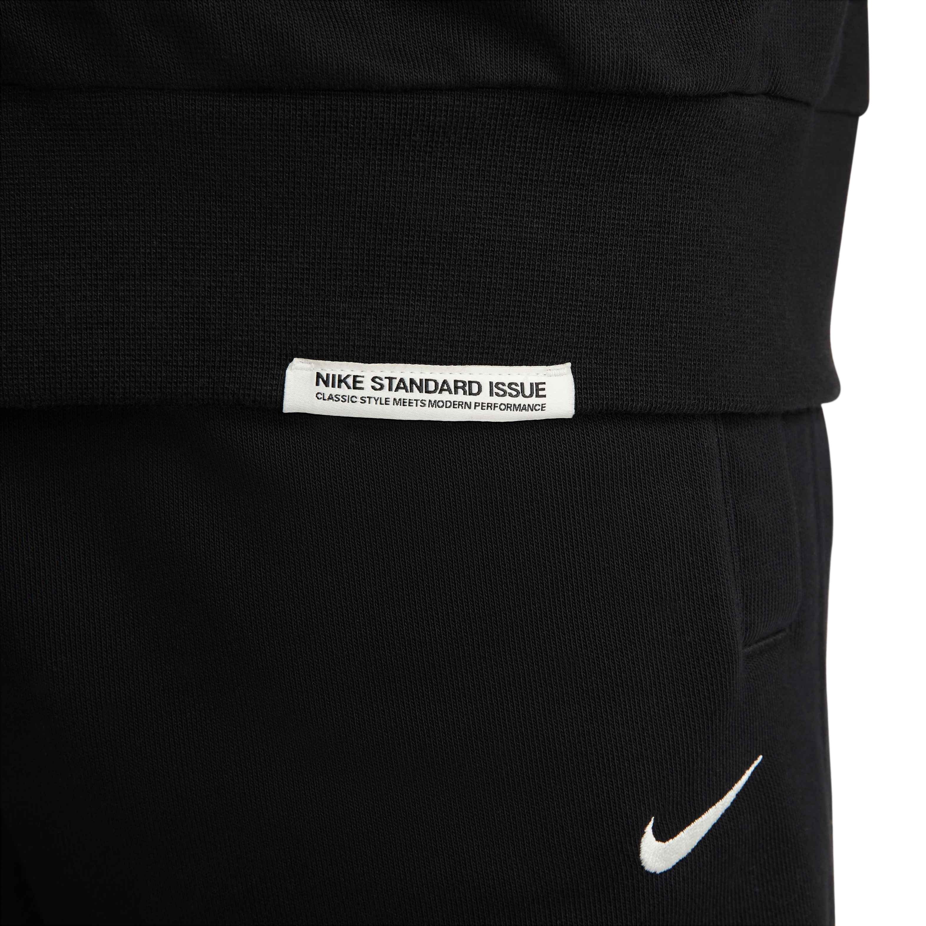 Nike Men's Standard Issue Dri-FIT Full-Zip Basketball Hoodie Black