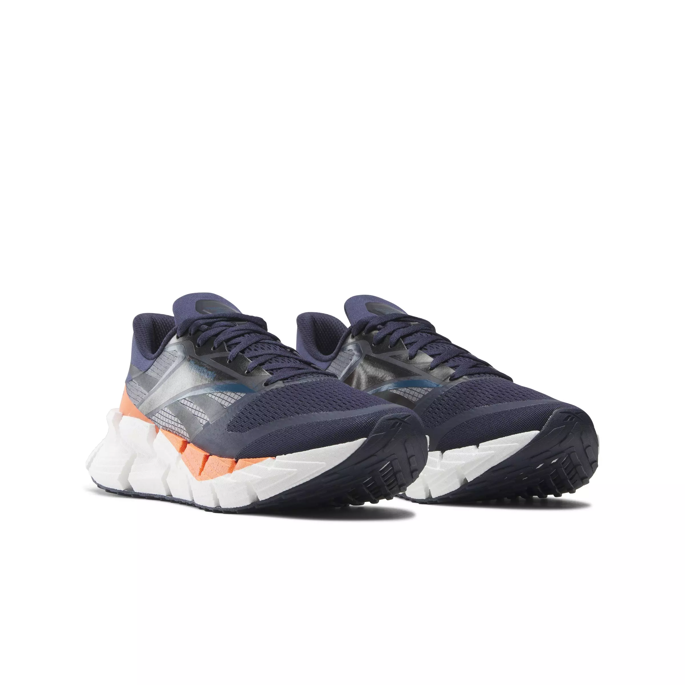 Reebok FloatZig 1 "Vector Navy/Escape Blue/Super Charged Coral" Men's Running Shoe - NAVY/BLUE/CORAL