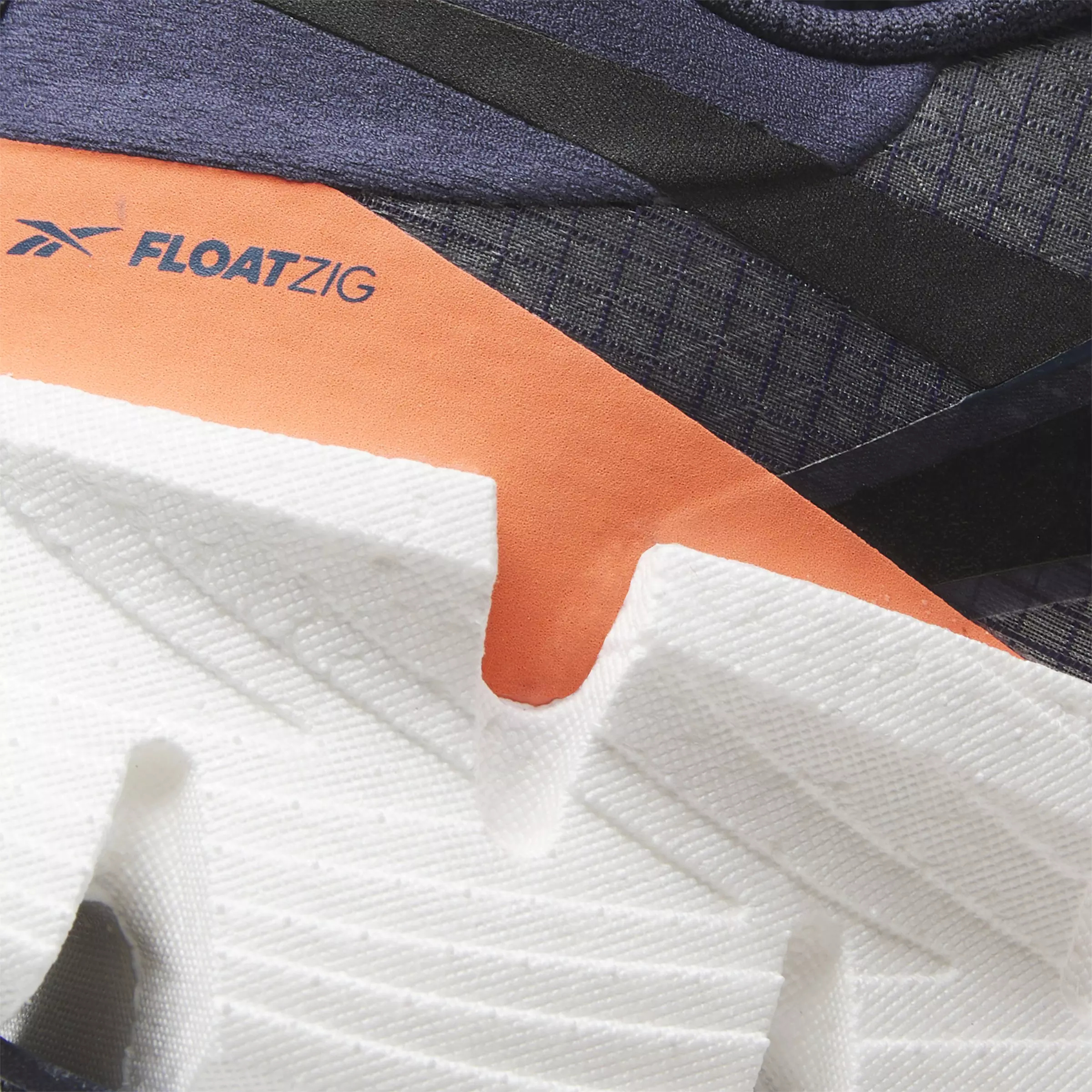 Reebok FloatZig 1 "Vector Navy/Escape Blue/Super Charged Coral" Men's Running Shoe - NAVY/BLUE/CORAL