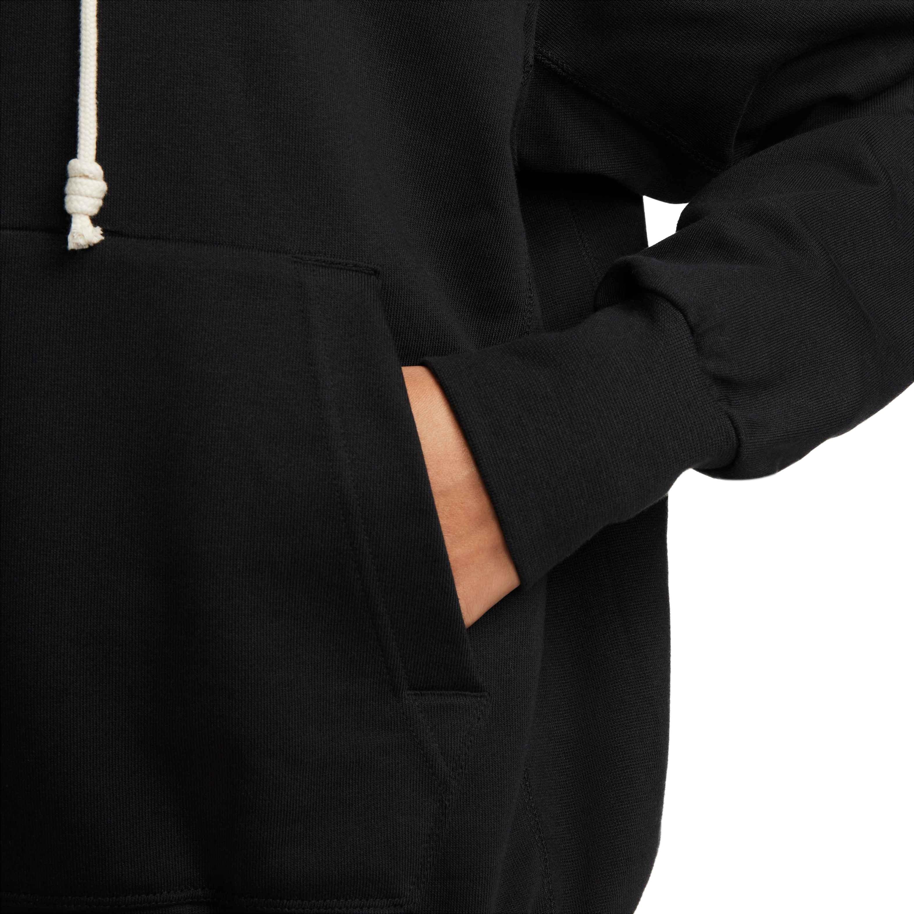 Nike Men's Pullover Basketball Dri-Fit Standard Issue Hoodie - BLACK Thumbnail View 4