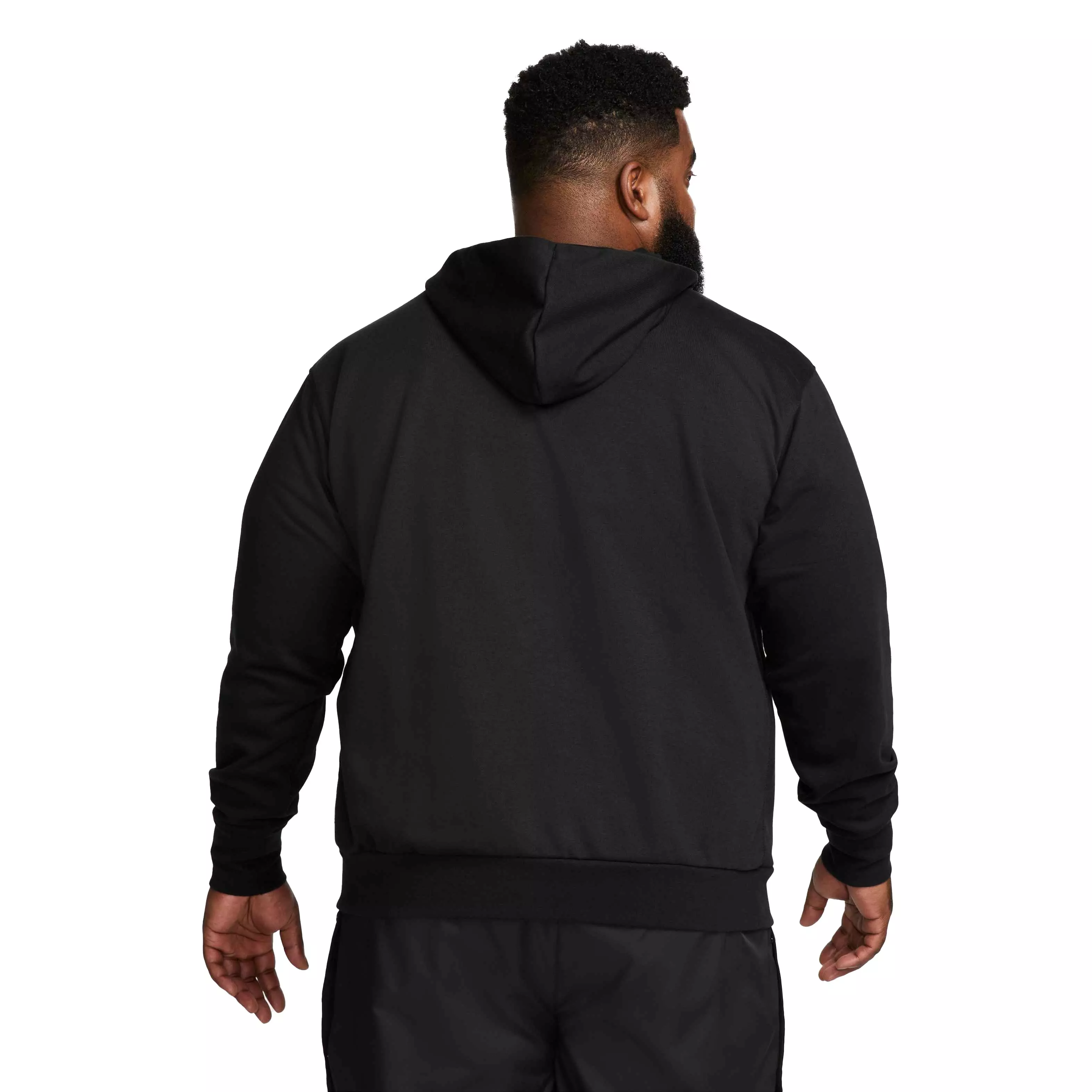 Nike Men's Pullover Basketball Dri-Fit Standard Issue Hoodie - BLACK