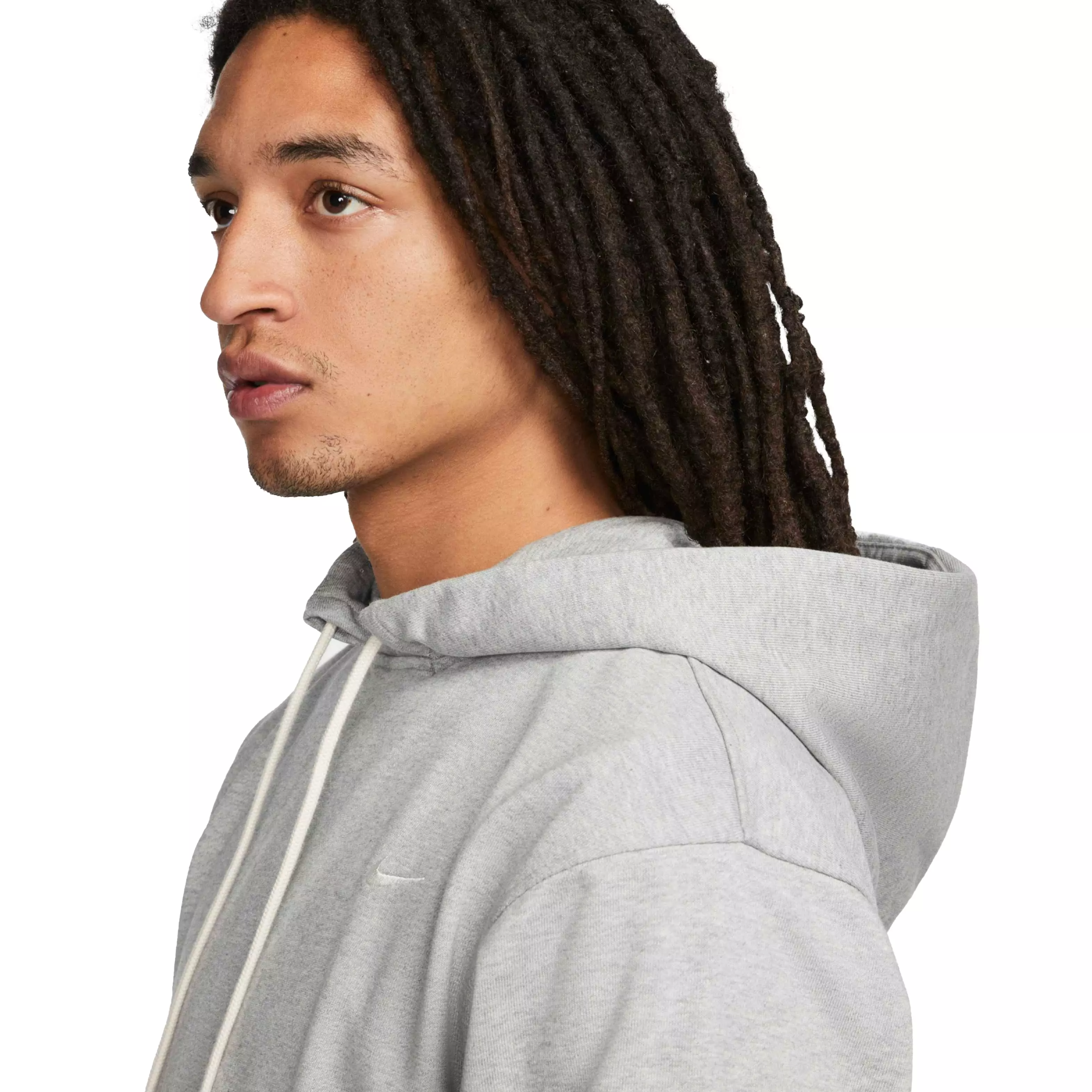 Nike Men's Pullover Basketball Dri-Fit Standard Issue Hoodie - GREY