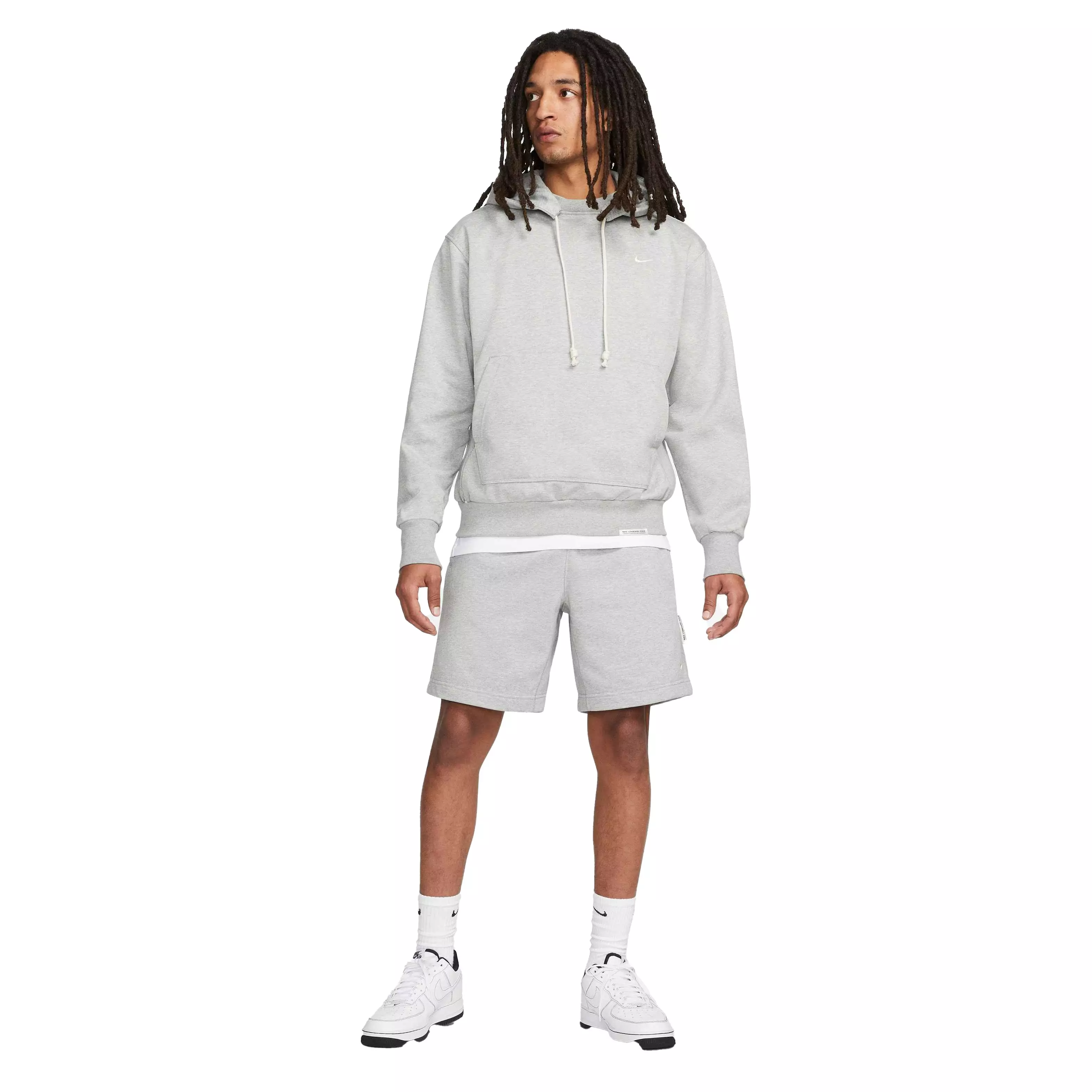 Nike Men's Pullover Basketball Dri-Fit Standard Issue Hoodie - GREY