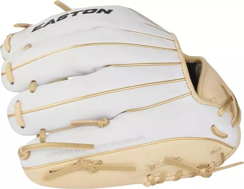 Easton 2024 Morgan Stuart Elite Fastpitch Collection 11.5" Infield Fastpitch Softball Glove RHT - WHITE/TAN