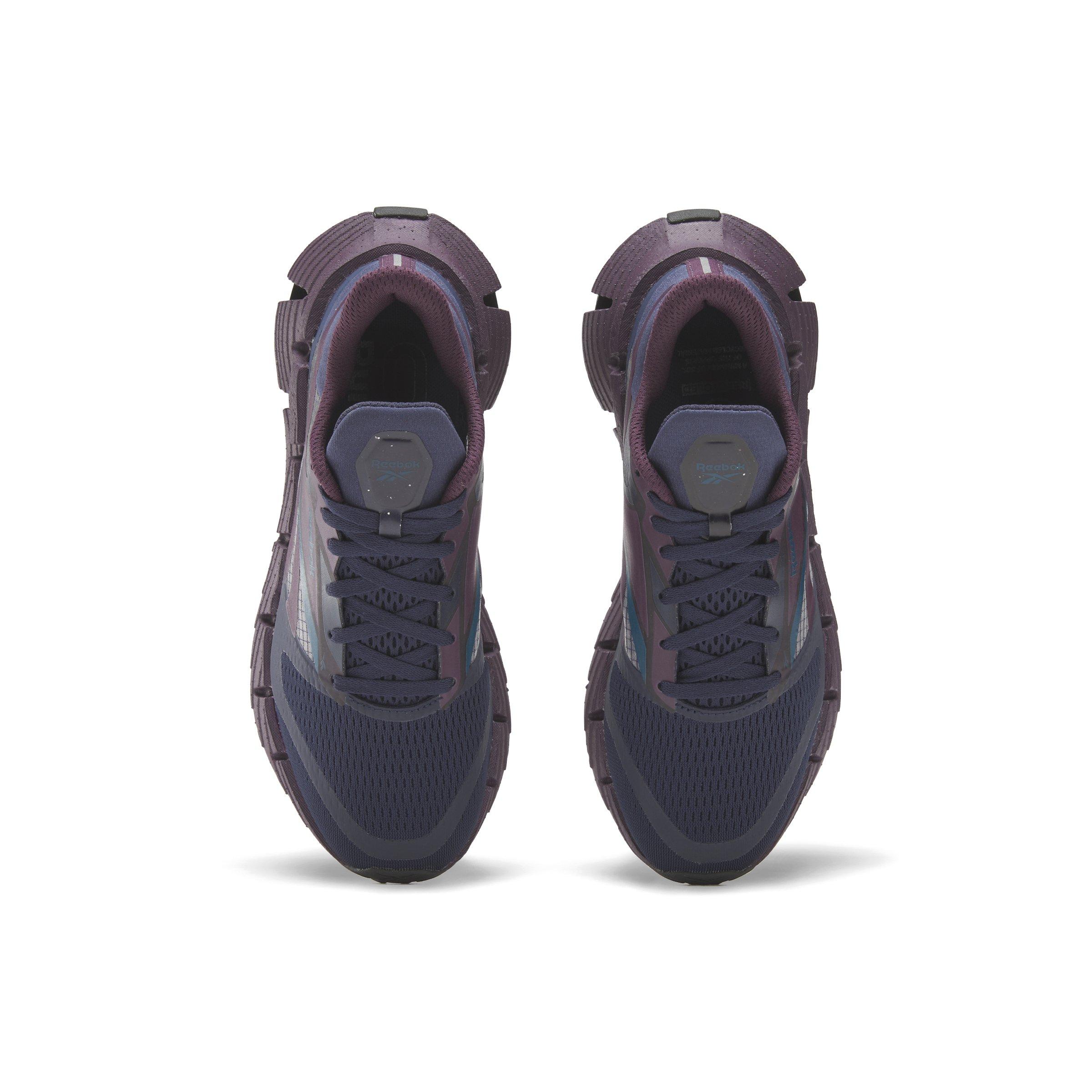 Reebok FloatZig 1 "Vector Navy/Plum/Escape Blue" Women's Running Shoe - NAVY/PLUM/BLUE Thumbnail View 4