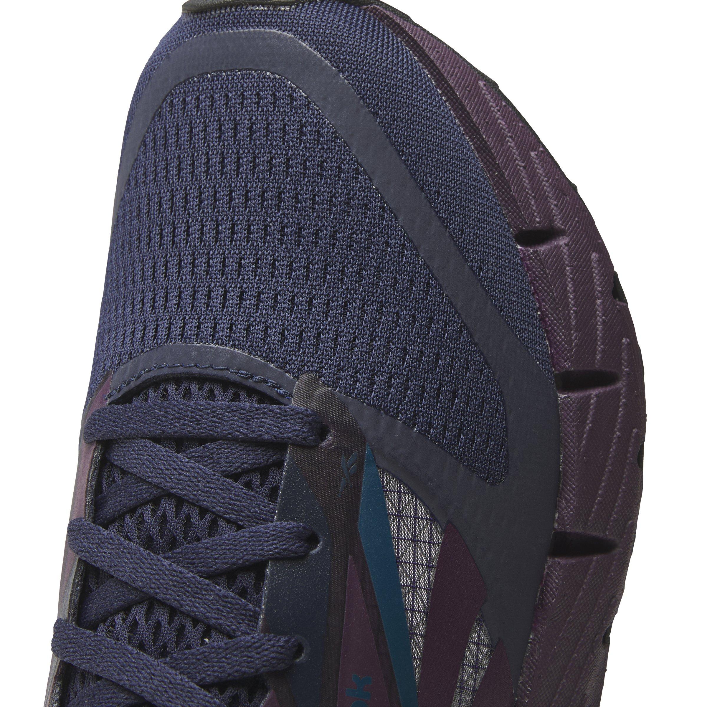 Reebok FloatZig 1 "Vector Navy/Plum/Escape Blue" Women's Running Shoe - NAVY/PLUM/BLUE Thumbnail View 6