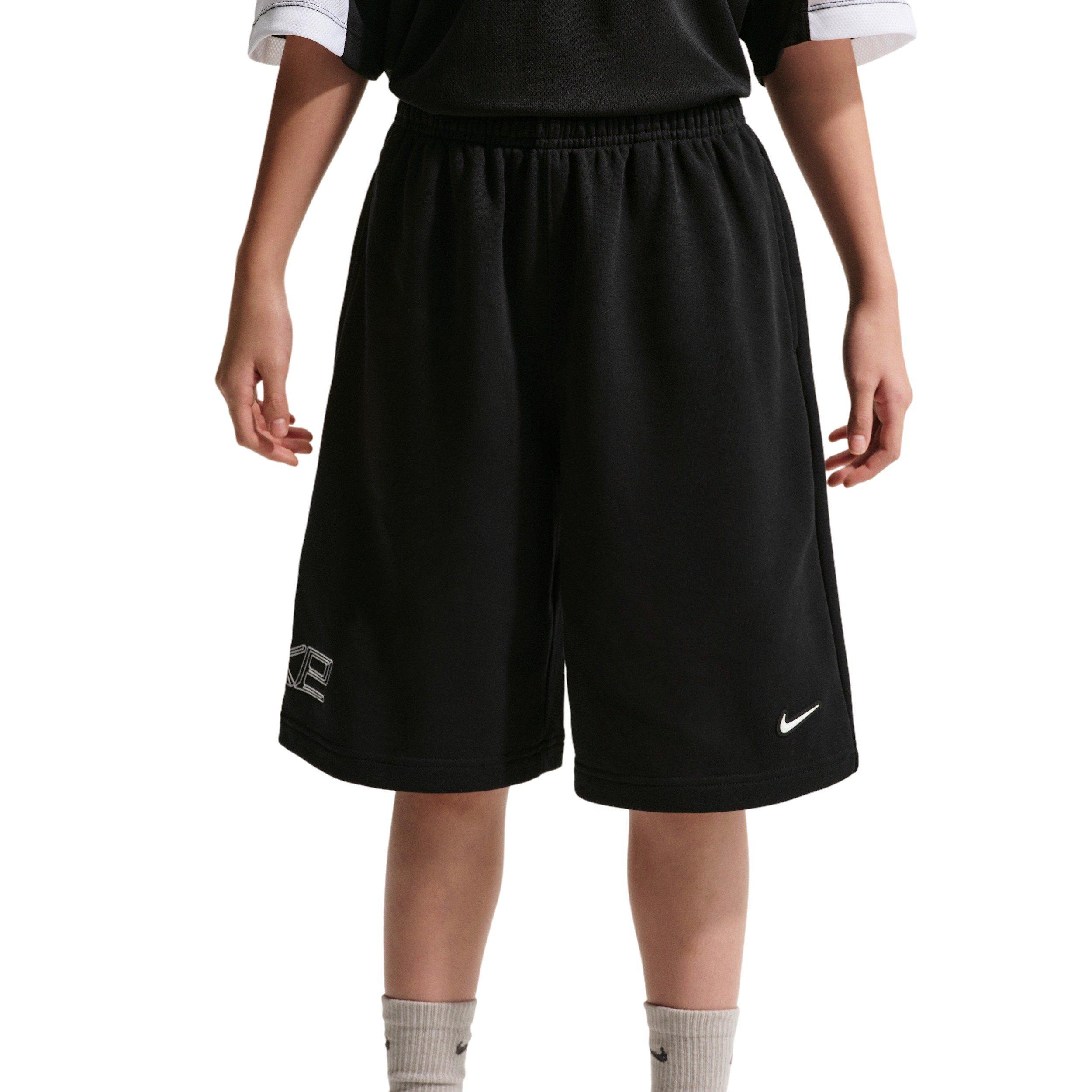 Nike Sportswear French Terry Big Girls' Black Shorts