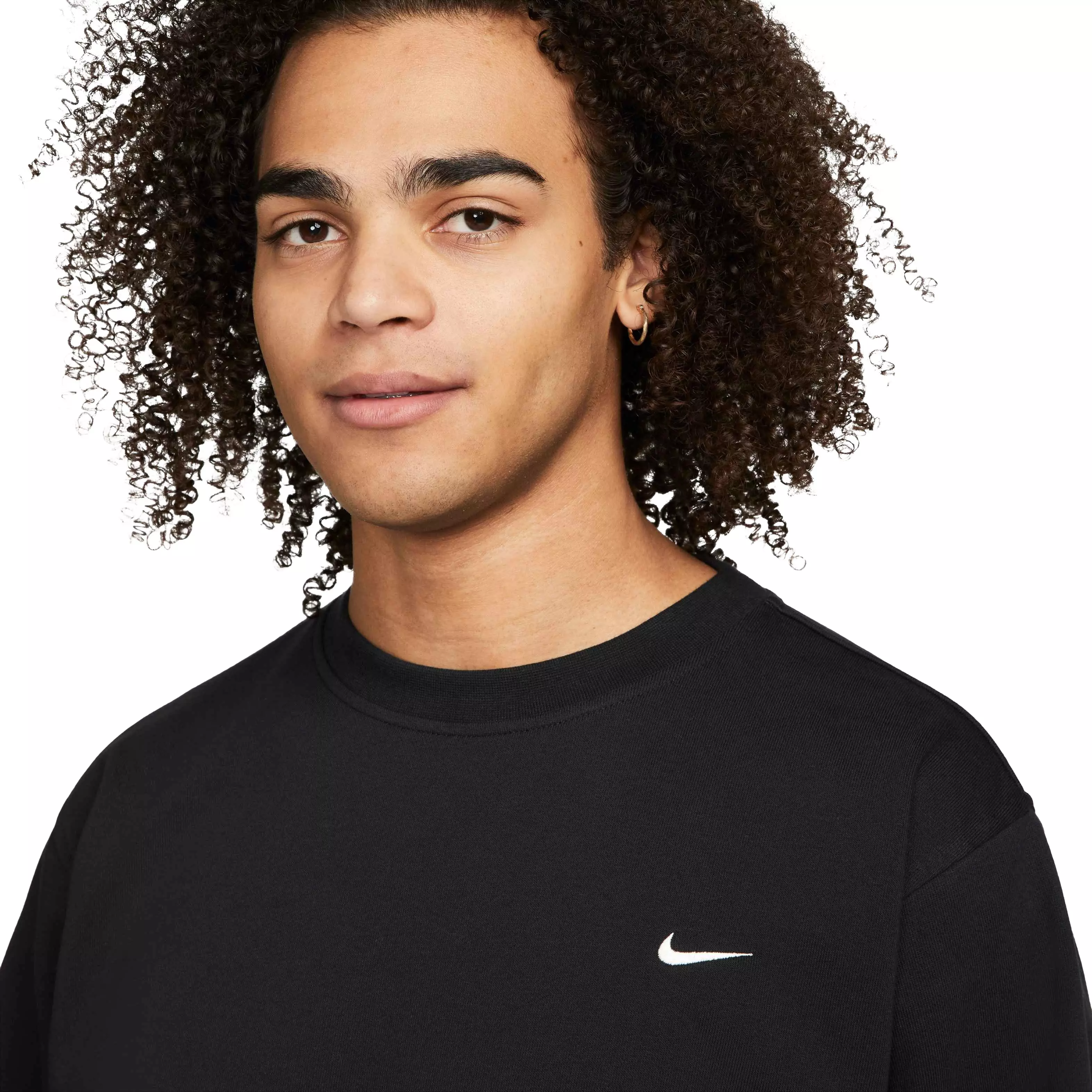 Nike Men's Dri-Fit Standard Issue Basketball Crew - BLACK