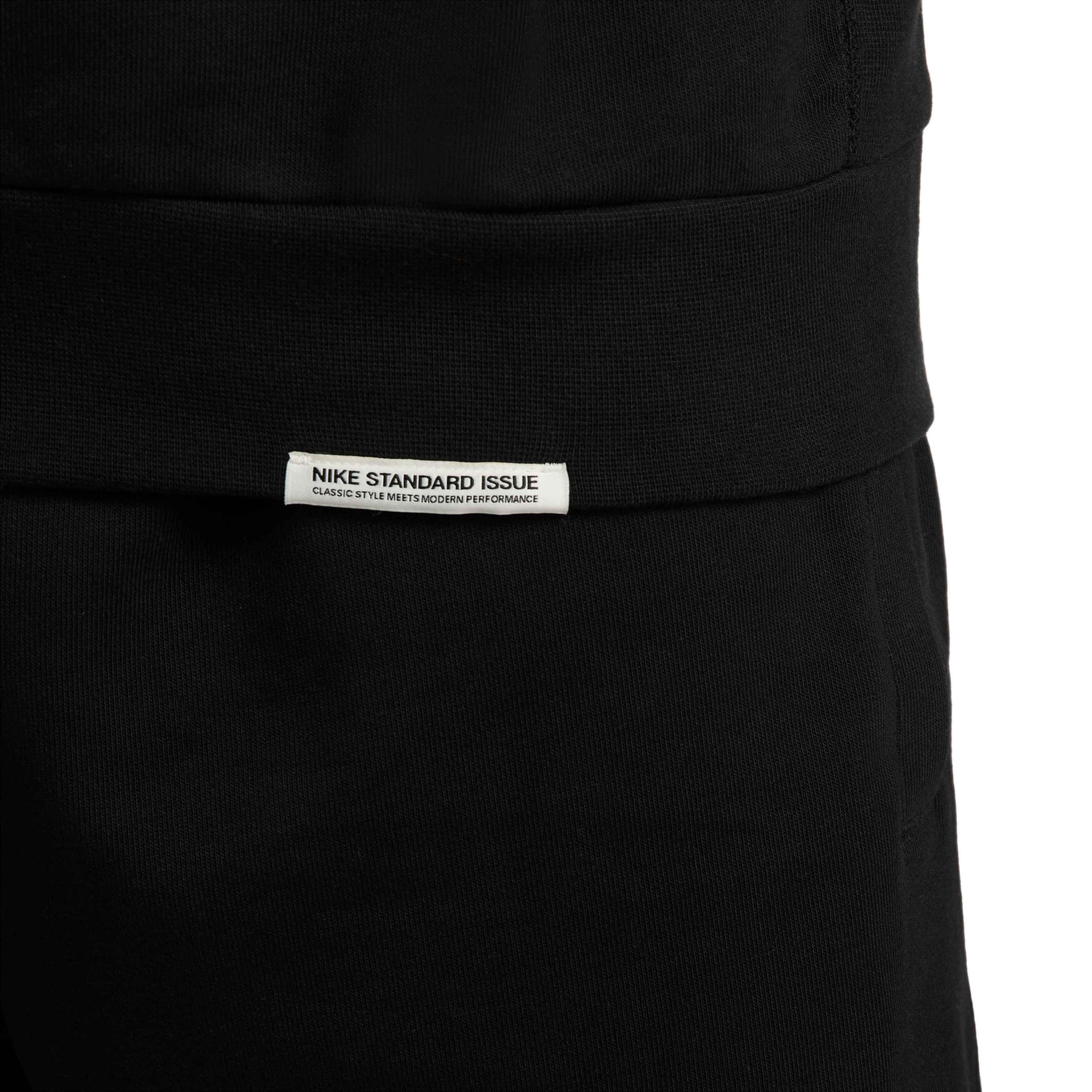 Nike Men's Dri-Fit Standard Issue Basketball Crew - BLACK Thumbnail View 5