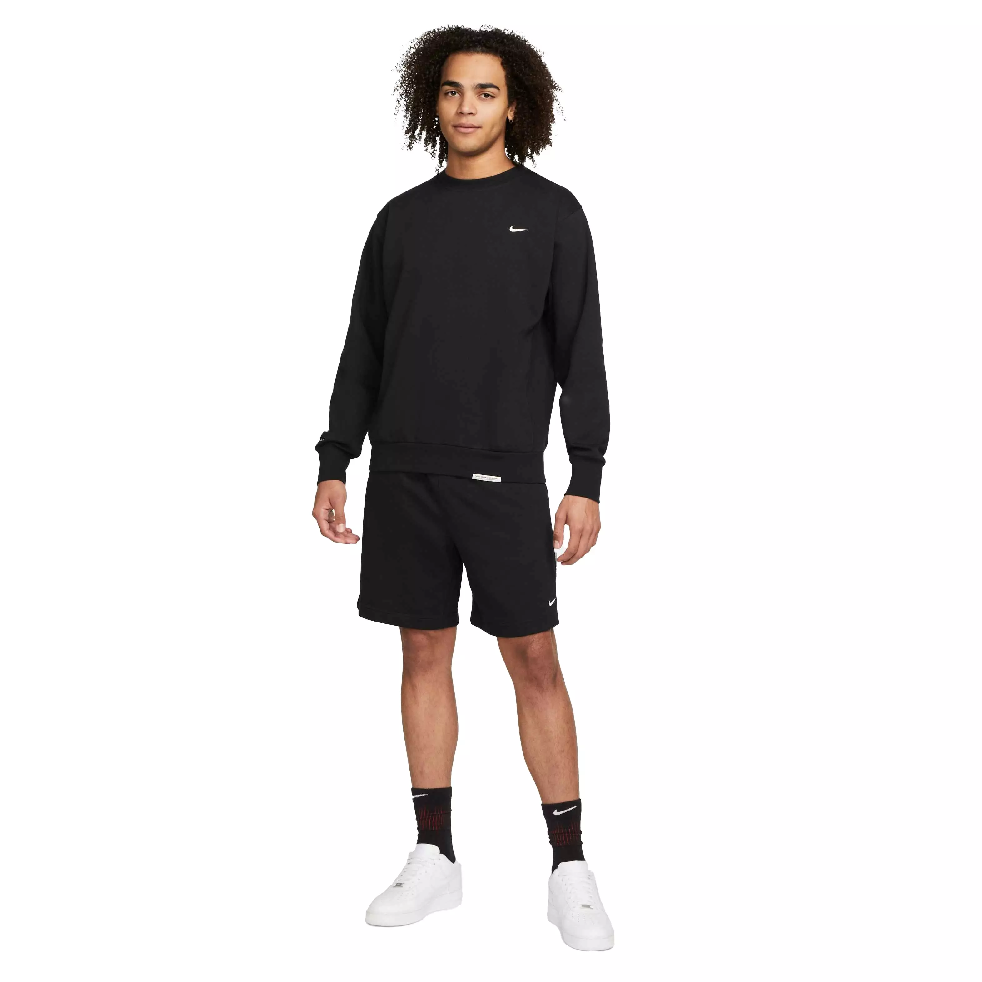 Nike Men's Dri-Fit Standard Issue Basketball Crew - BLACK